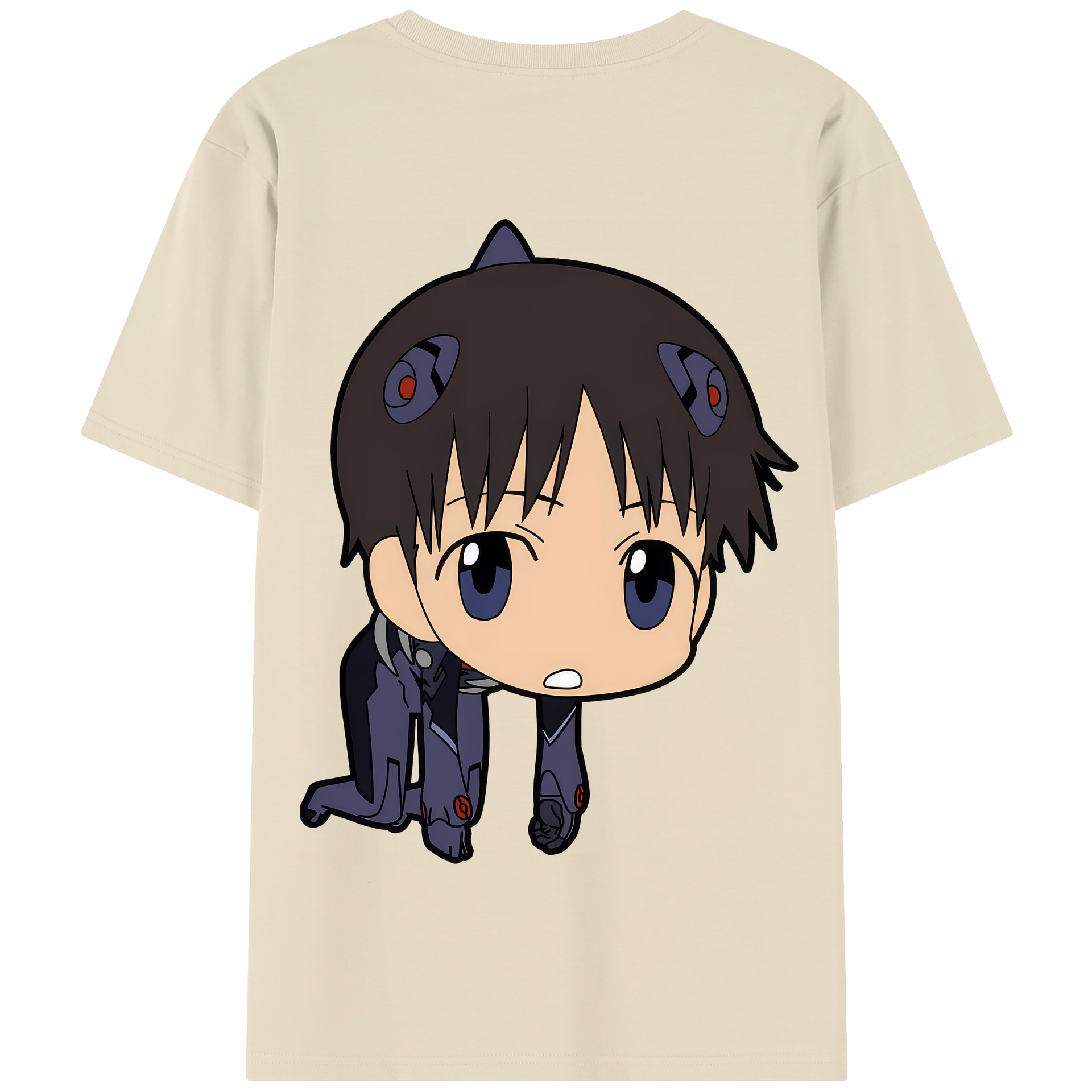 （画像用） EVA 新世紀エヴァンゲリオン 綿100％半袖Tシャツ（背面プリント）