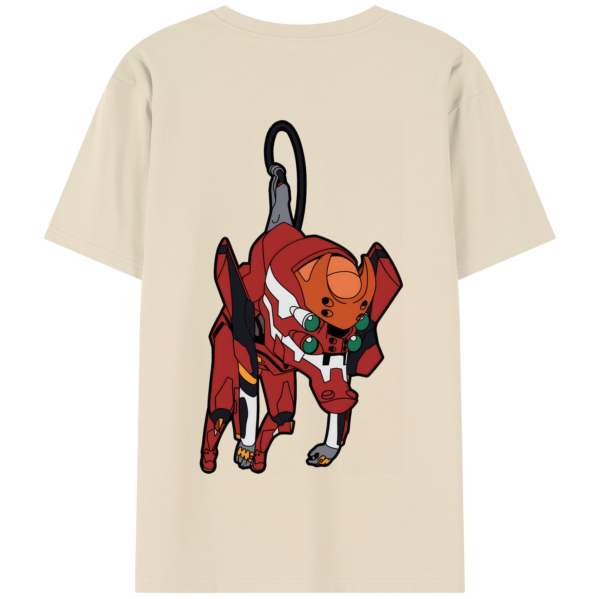 （画像用） EVA 新世紀エヴァンゲリオン 綿100％半袖Tシャツ（背面プリント）
