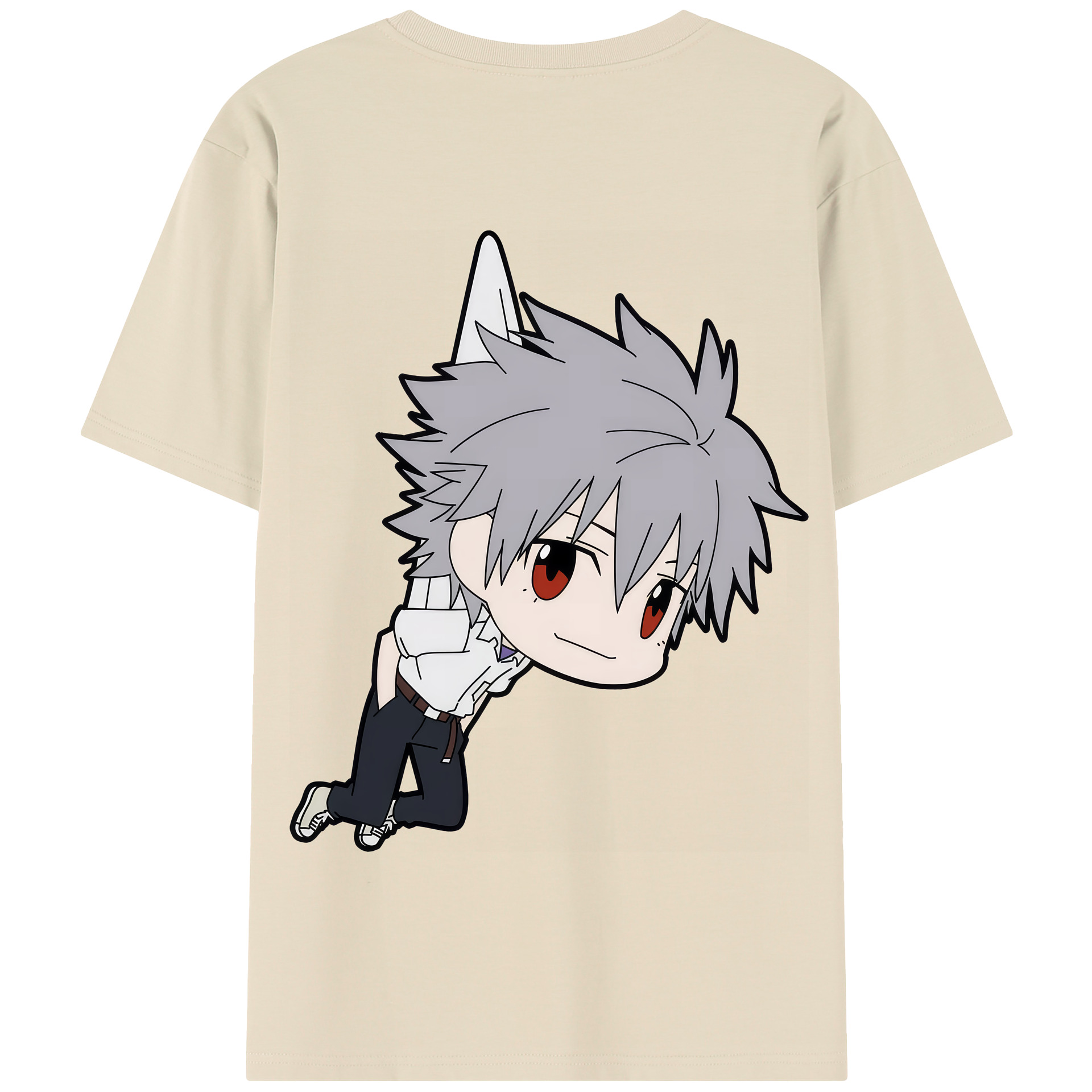 （画像用） EVA 新世紀エヴァンゲリオン 綿100％半袖Tシャツ（背面プリント）