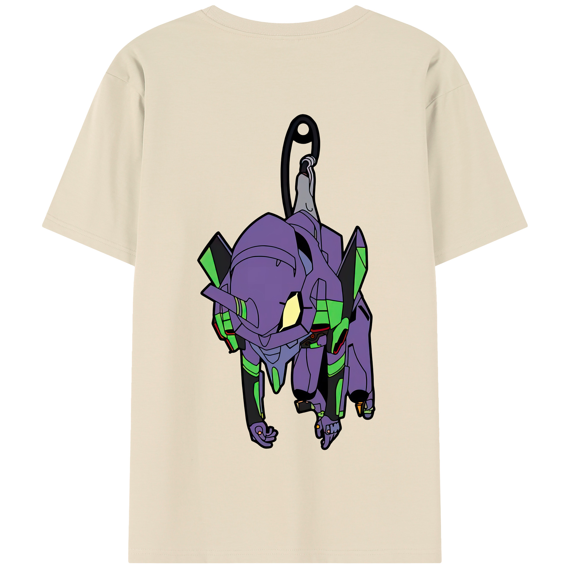 （画像用） EVA 新世紀エヴァンゲリオン 綿100％半袖Tシャツ（背面プリント）