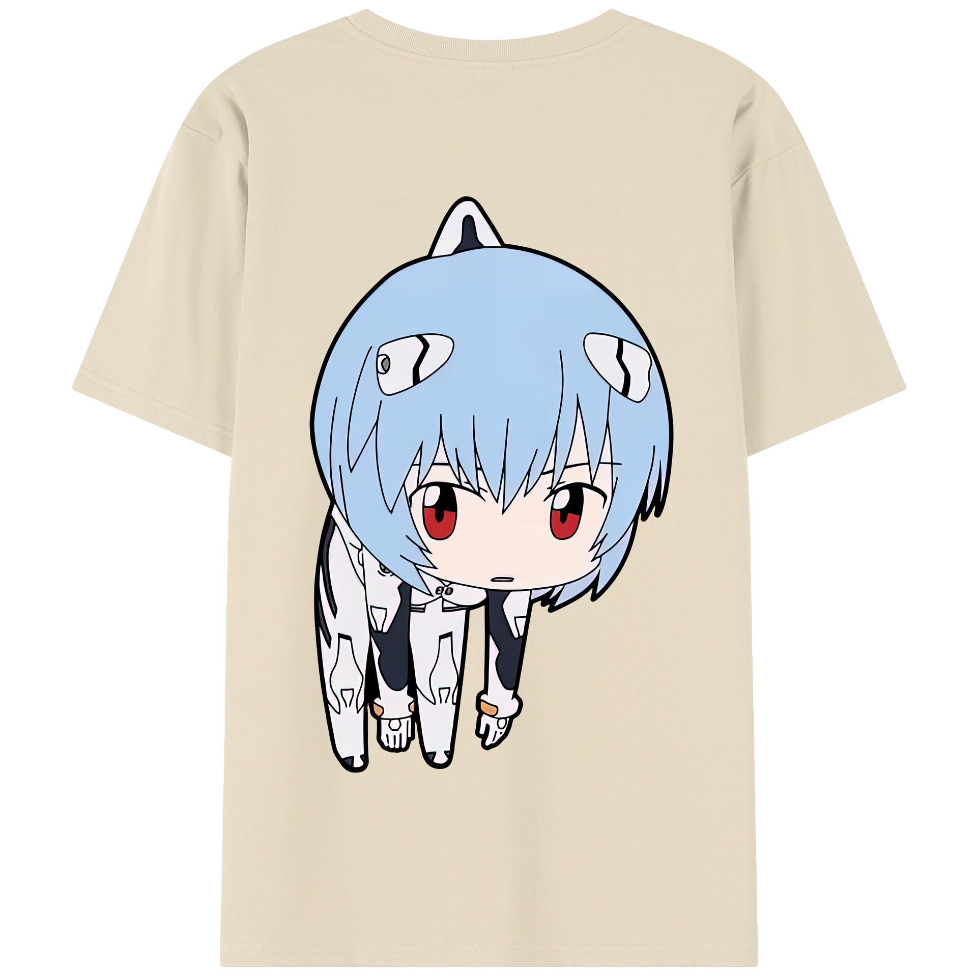 （画像用） EVA 新世紀エヴァンゲリオン 綿100％半袖Tシャツ（背面プリント）