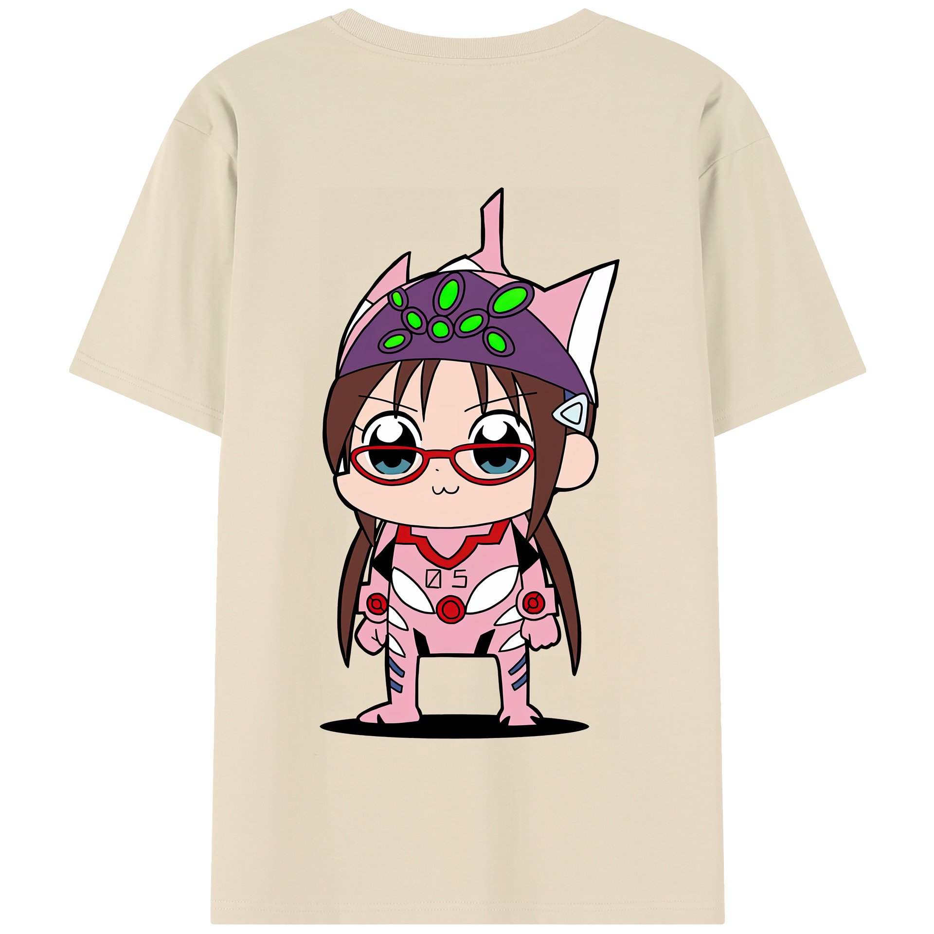 （画像用） EVA 新世紀エヴァンゲリオン 綿100％半袖Tシャツ（背面プリント）