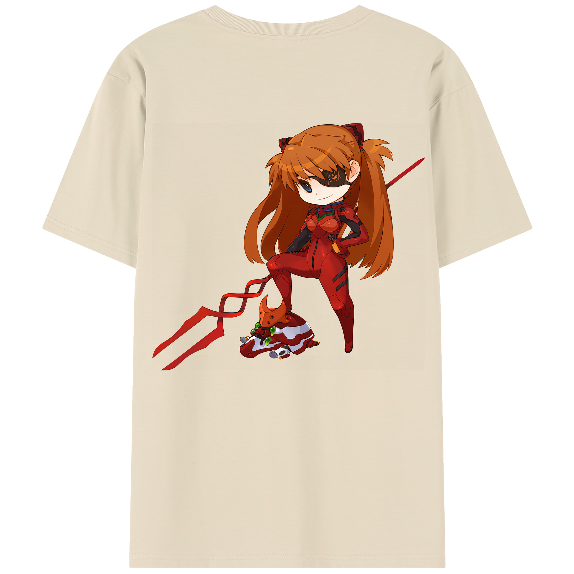 （画像用） EVA 新世紀エヴァンゲリオン 綿100％半袖Tシャツ（背面プリント）
