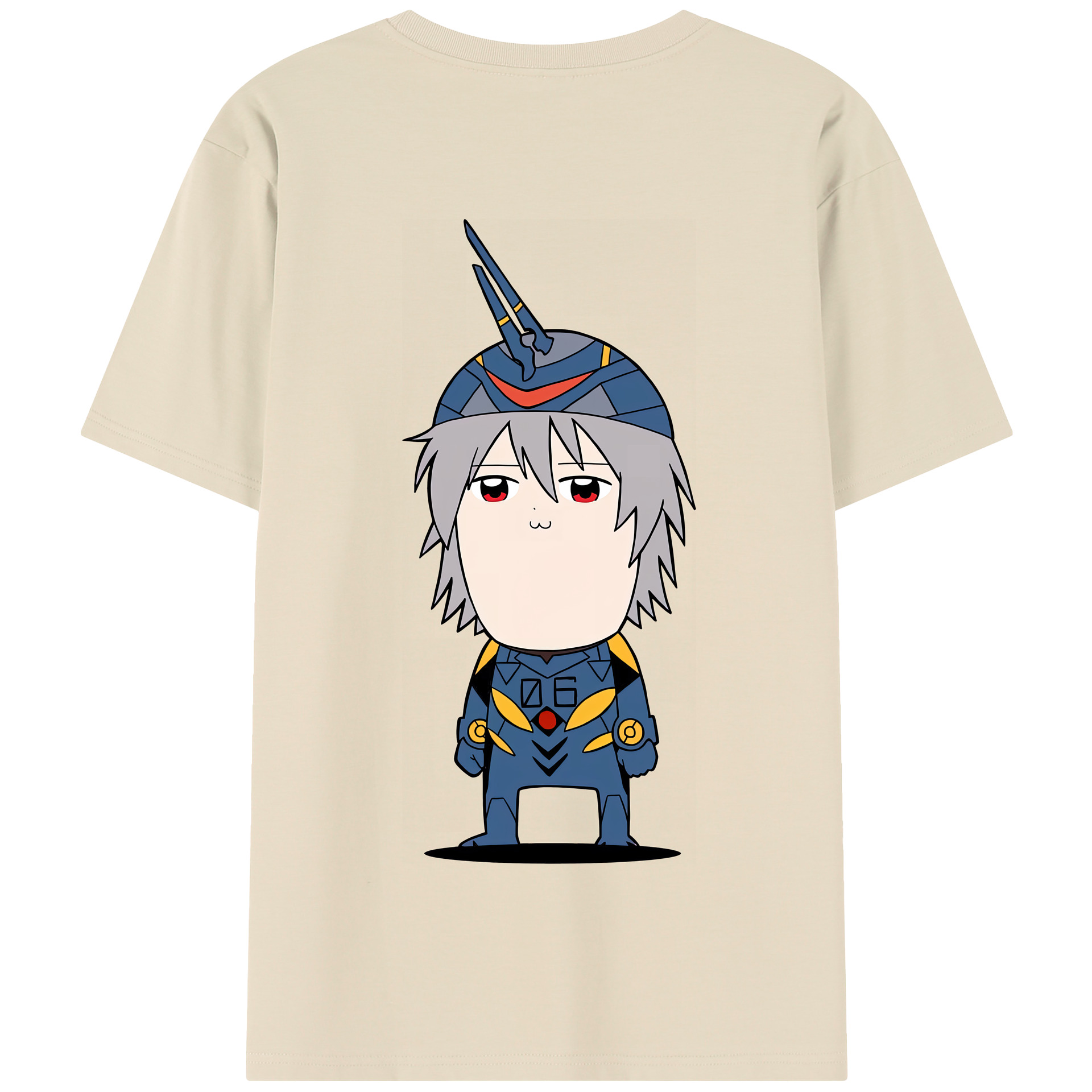 （画像用） EVA 新世紀エヴァンゲリオン 綿100％半袖Tシャツ（背面プリント）
