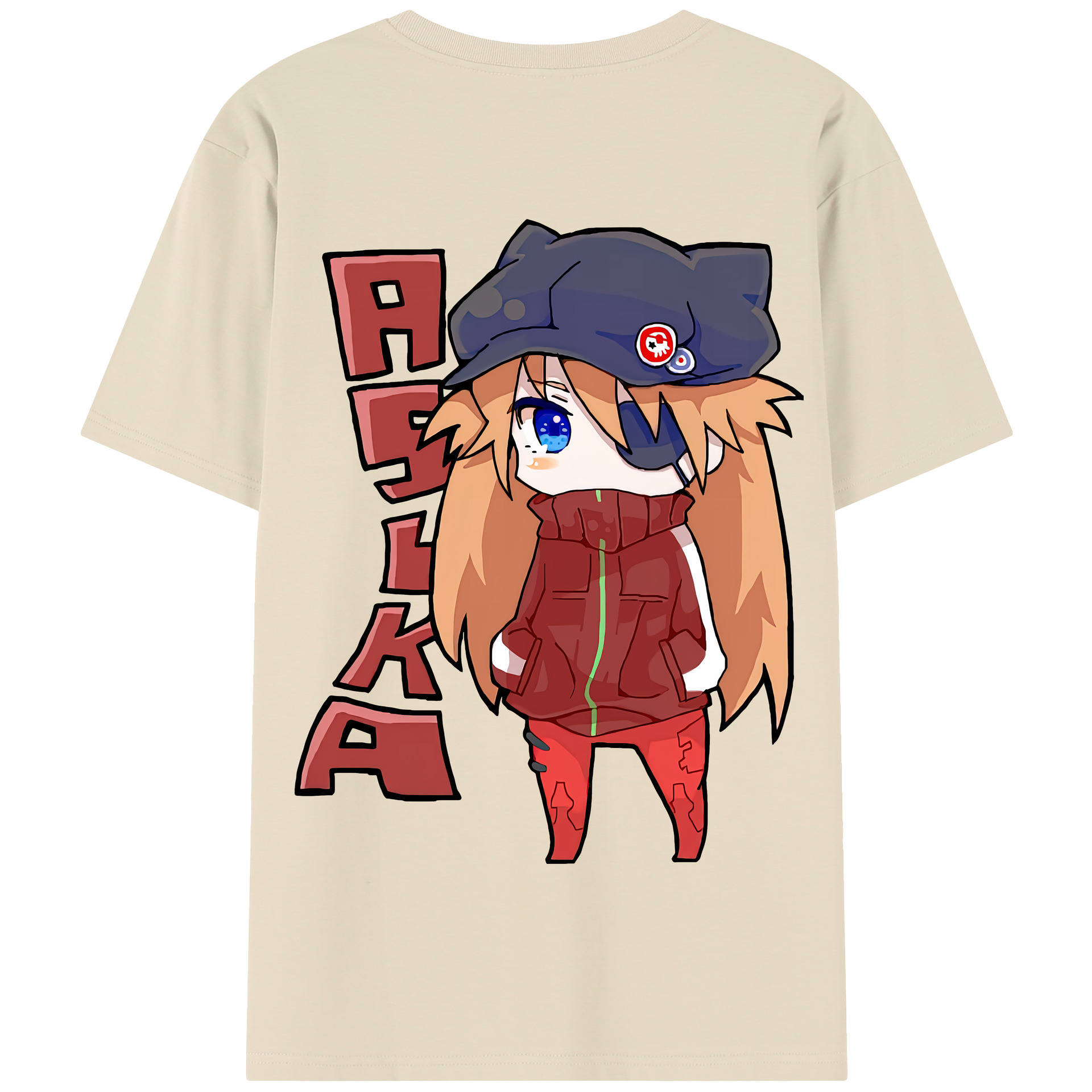 （画像用） EVA 新世紀エヴァンゲリオン 綿100％半袖Tシャツ（背面プリント）