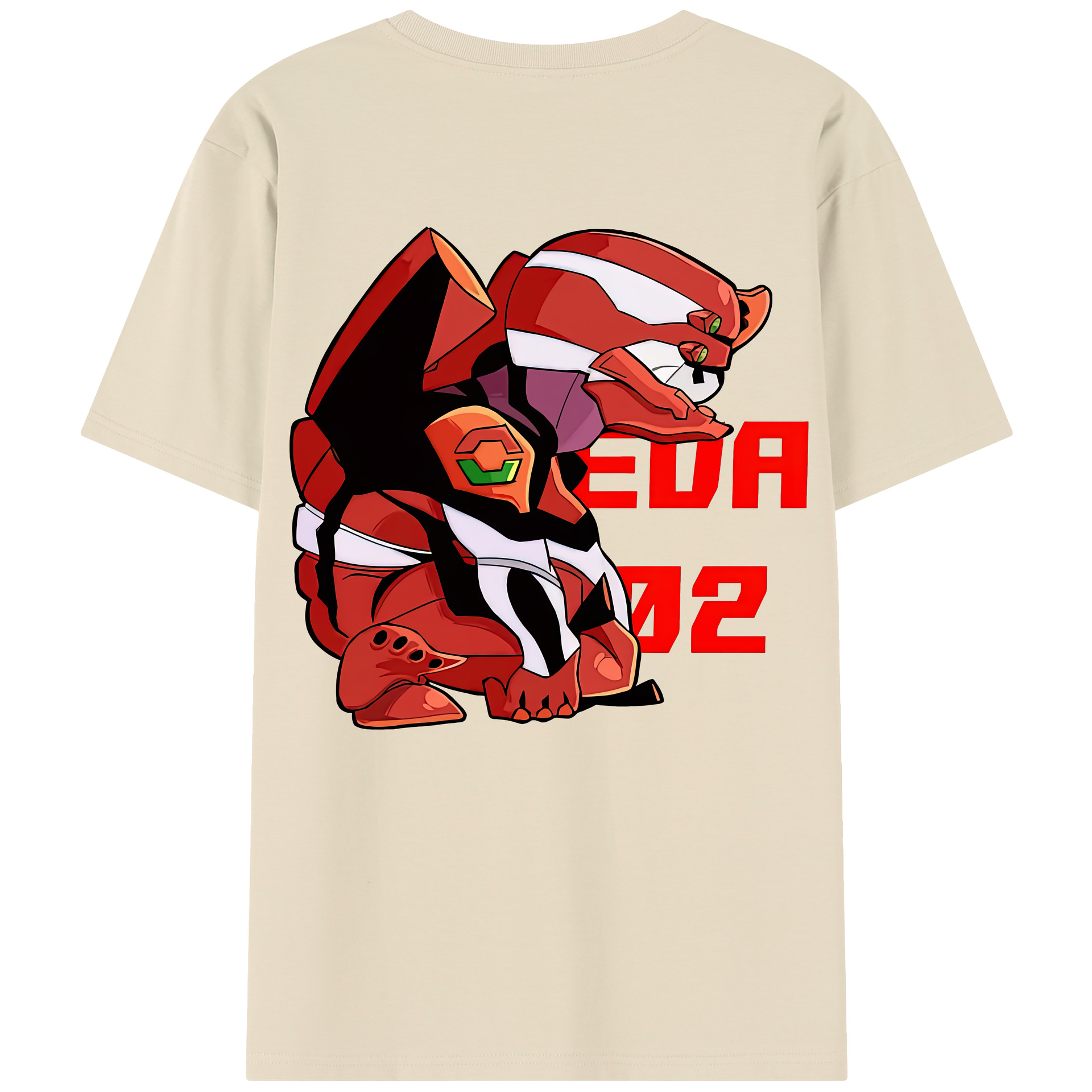 （画像用） EVA 新世紀エヴァンゲリオン 綿100％半袖Tシャツ（背面プリント）