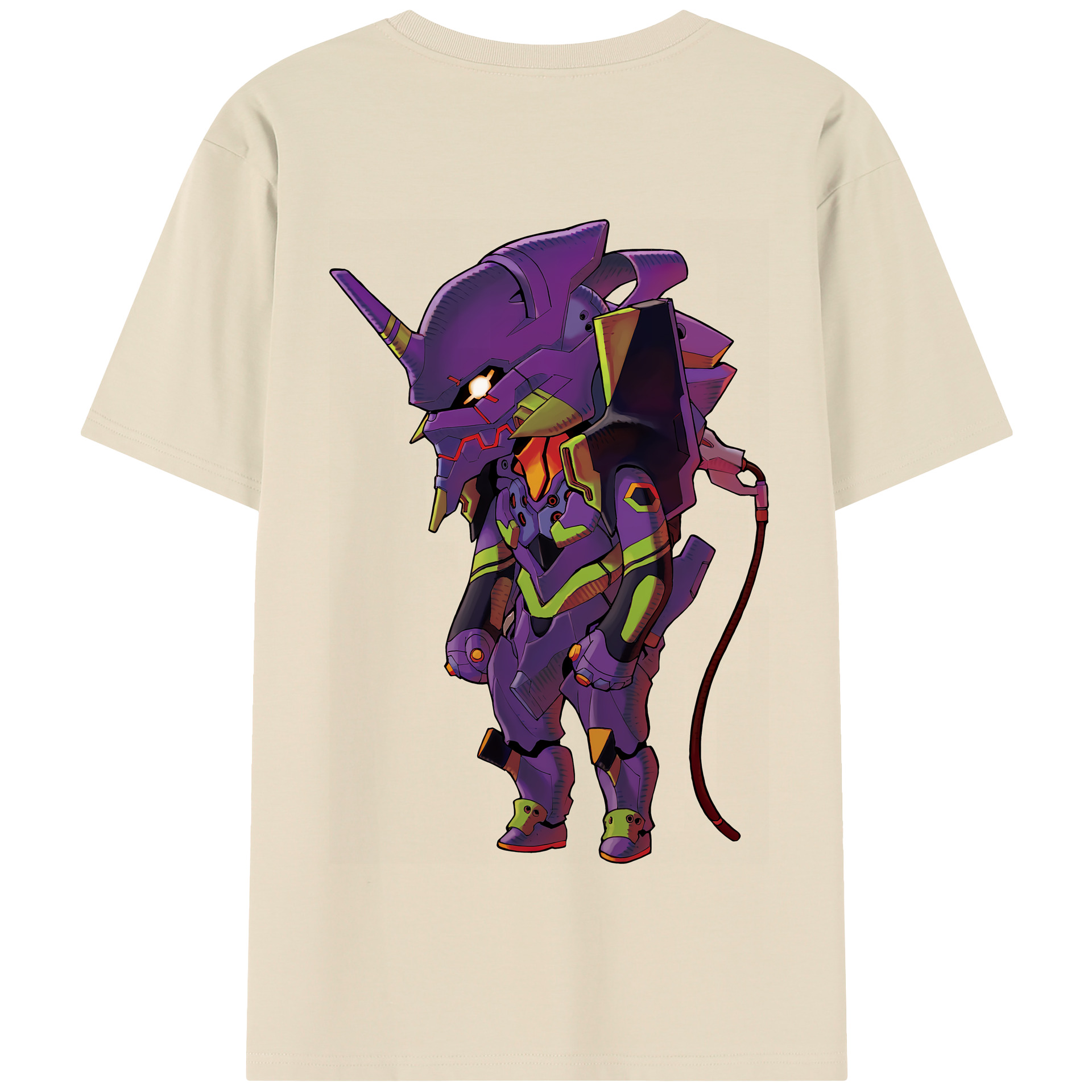 （画像用） EVA 新世紀エヴァンゲリオン 綿100％半袖Tシャツ（背面プリント）