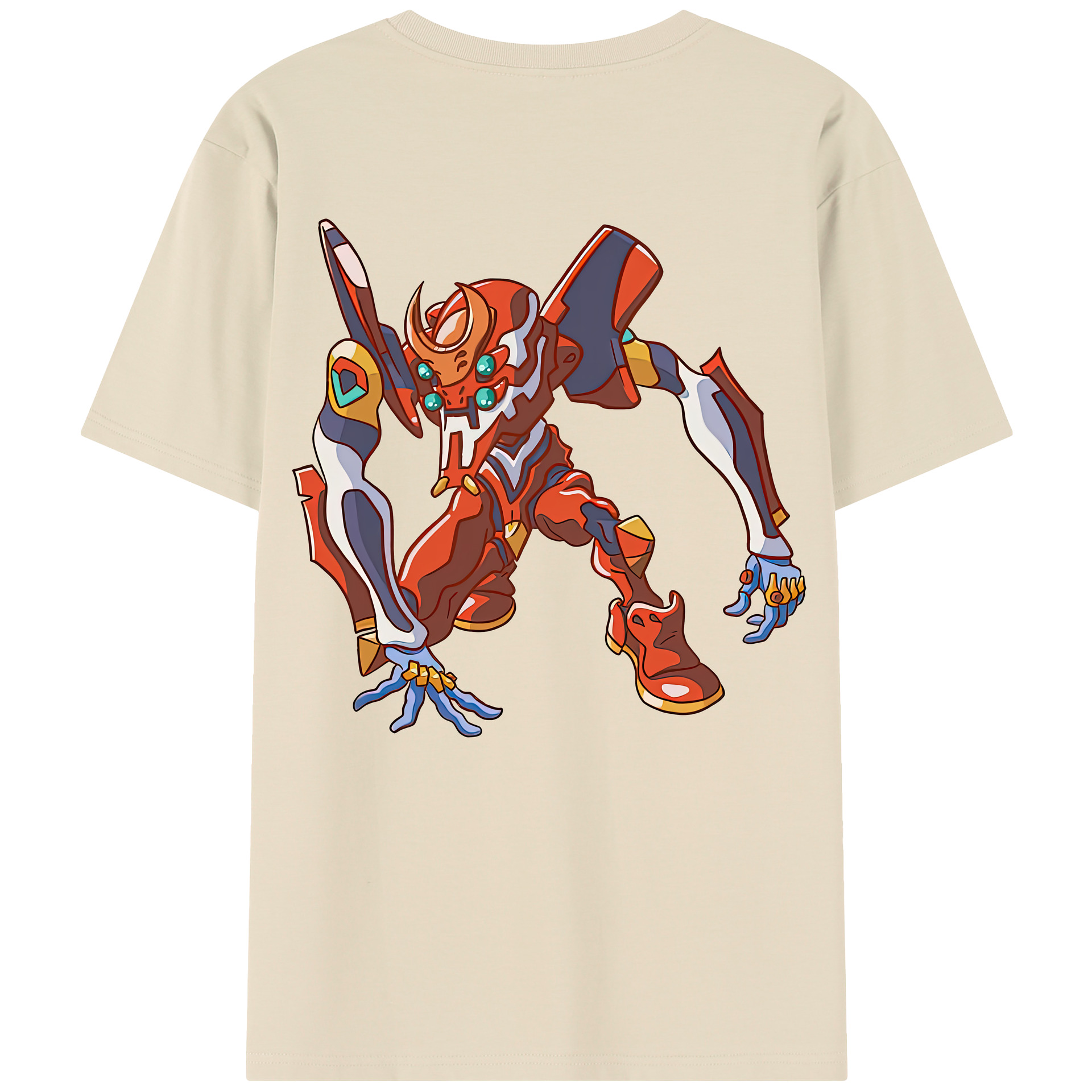 （画像用） EVA 新世紀エヴァンゲリオン 綿100％半袖Tシャツ（背面プリント）