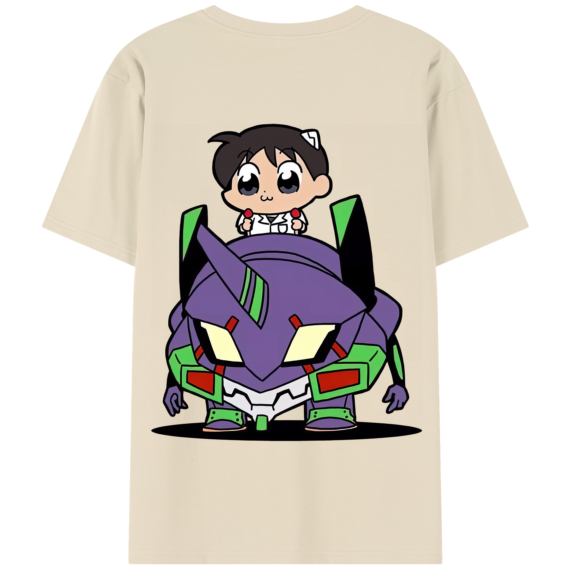 （画像用） EVA 新世紀エヴァンゲリオン 綿100％半袖Tシャツ（背面プリント）