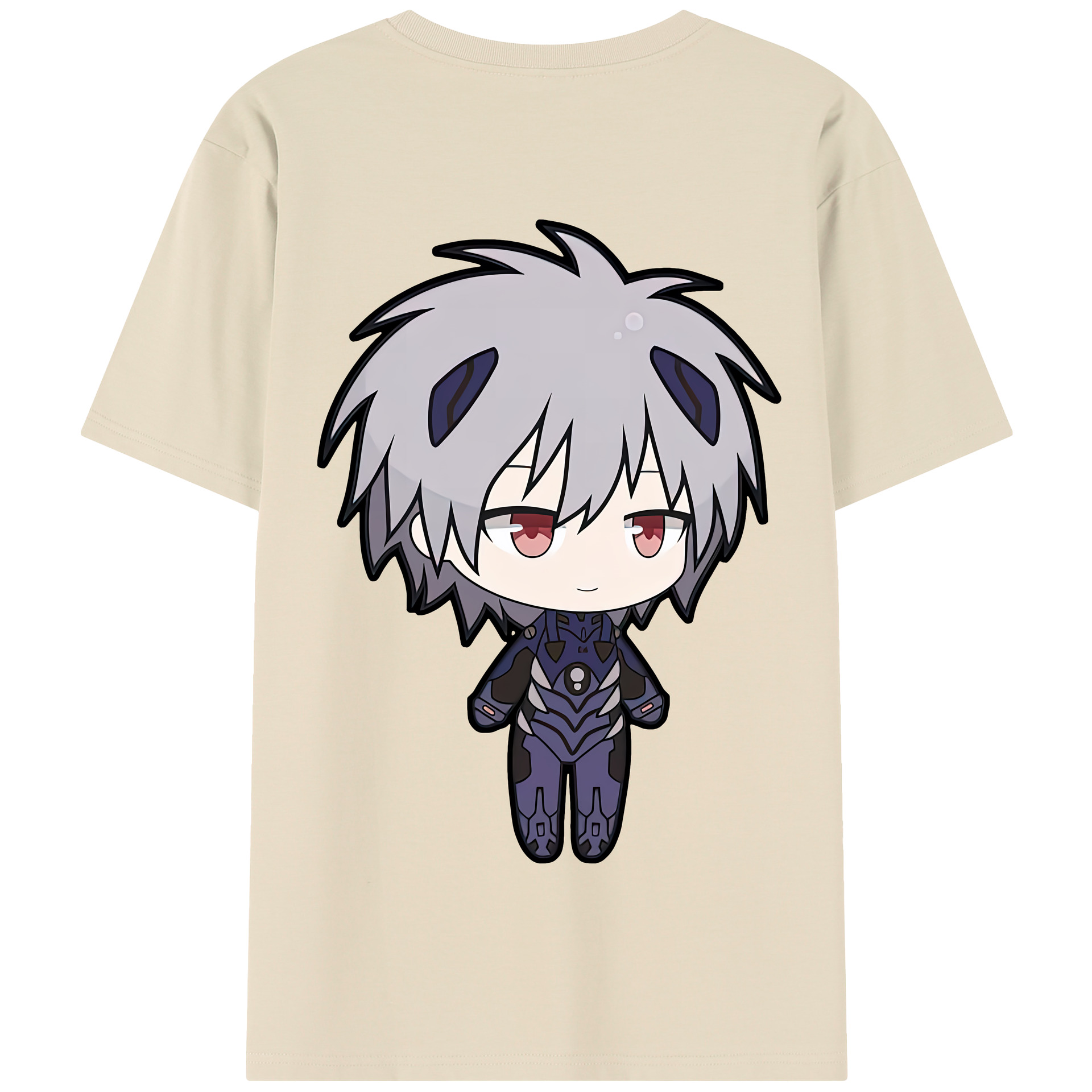 （画像用） EVA 新世紀エヴァンゲリオン 綿100％半袖Tシャツ（背面プリント）