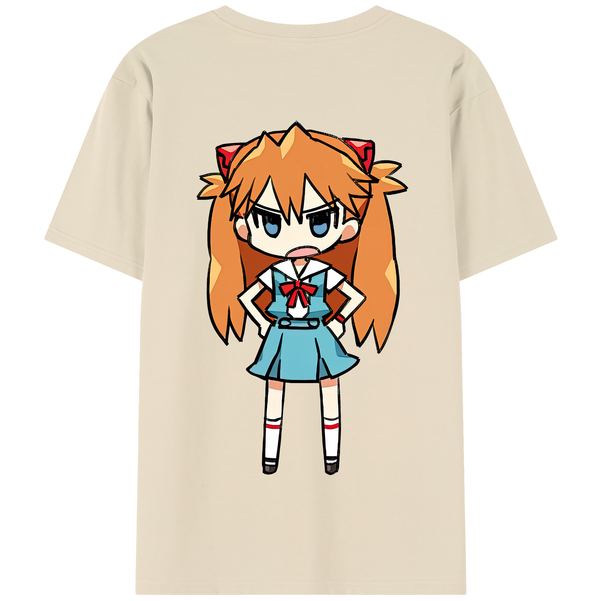 （画像用） EVA 新世紀エヴァンゲリオン 綿100％半袖Tシャツ（背面プリント）