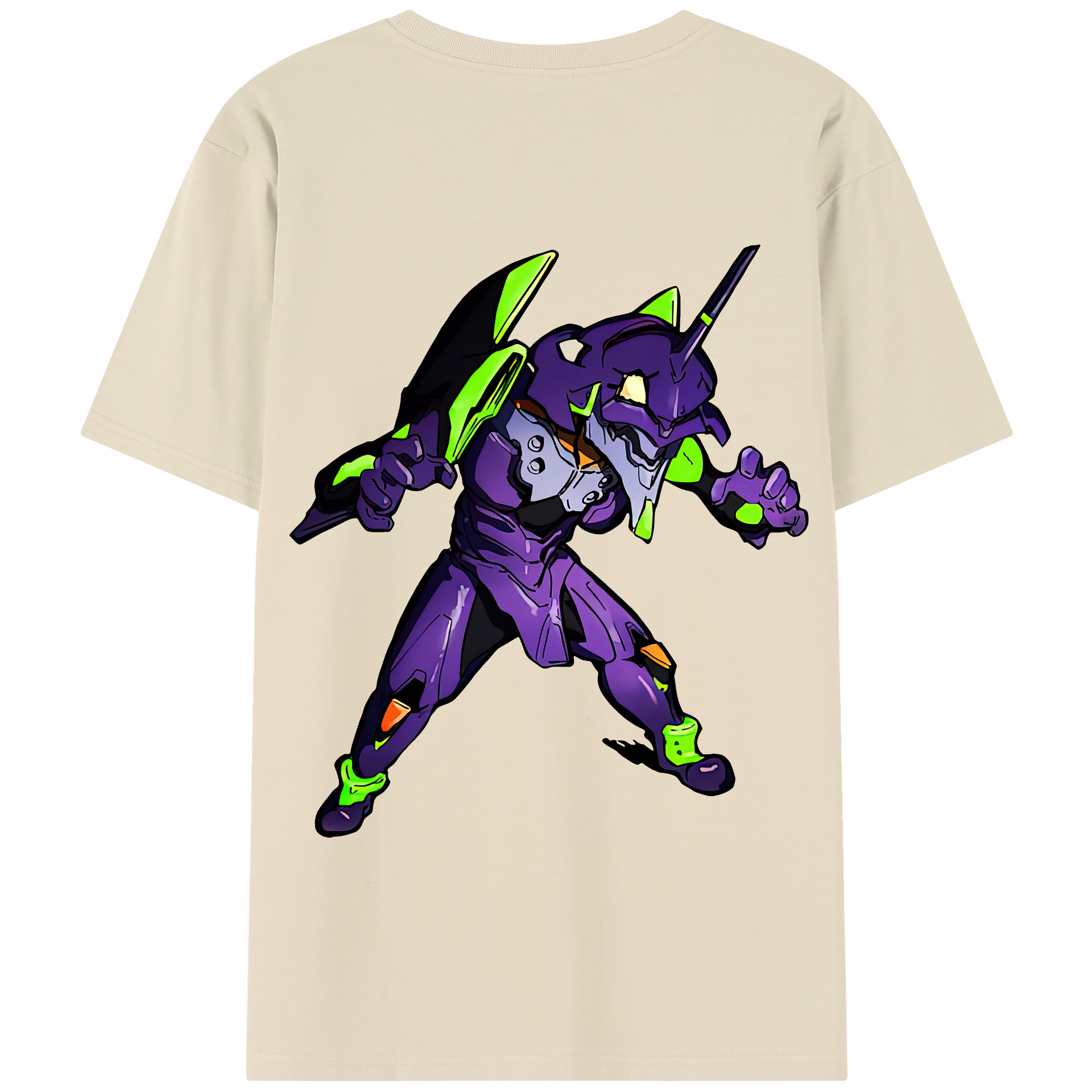 （画像用） EVA 新世紀エヴァンゲリオン 綿100％半袖Tシャツ（背面プリント）