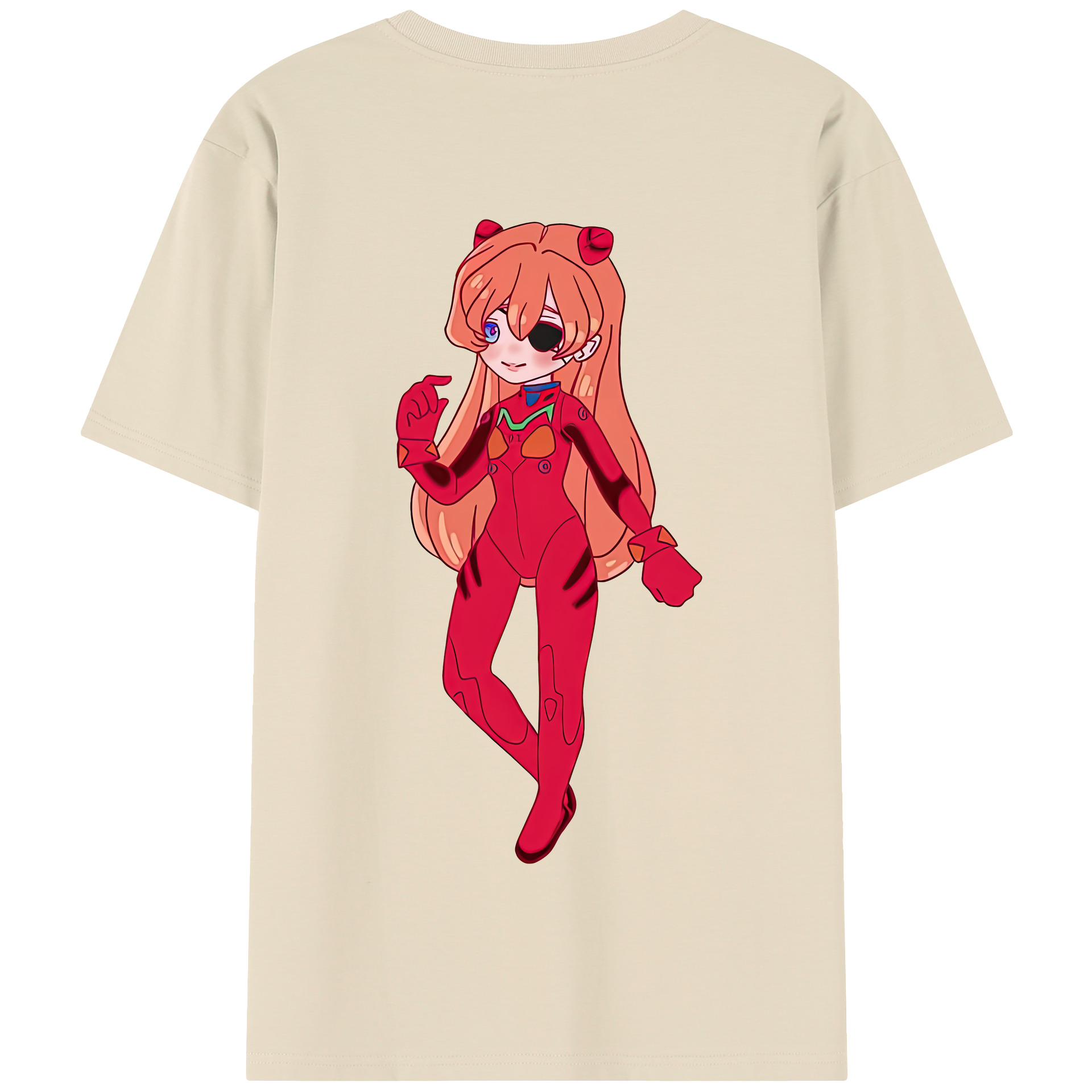 （画像用） EVA 新世紀エヴァンゲリオン 綿100％半袖Tシャツ（背面プリント）