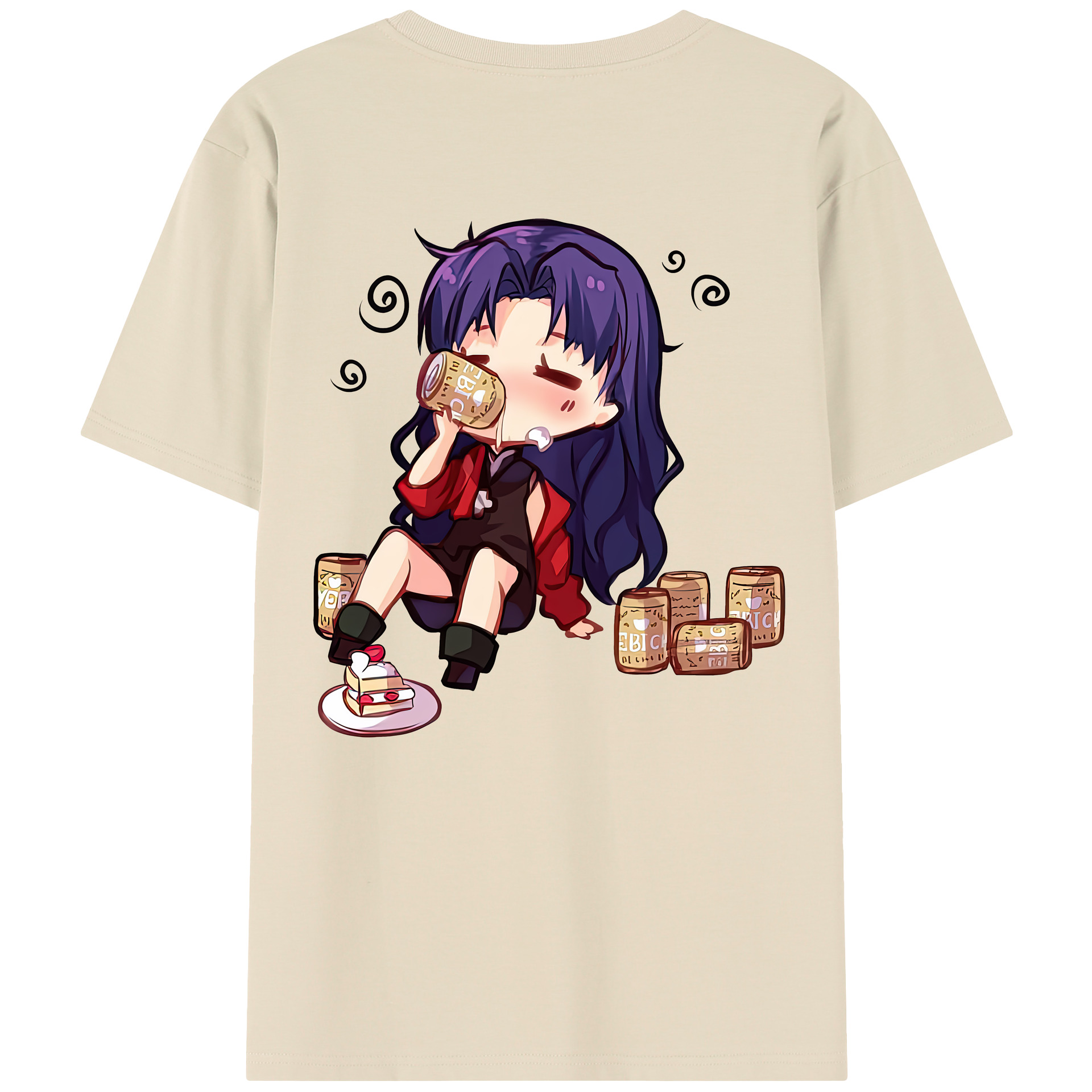 （画像用） EVA 新世紀エヴァンゲリオン 綿100％半袖Tシャツ（背面プリント）