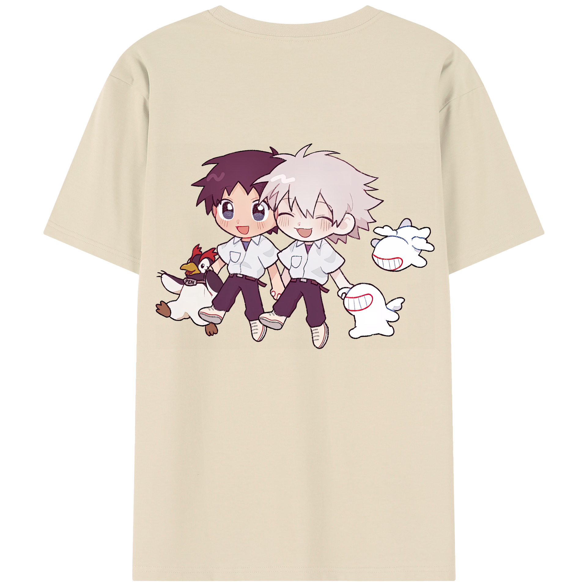 （画像用） EVA 新世紀エヴァンゲリオン 綿100％半袖Tシャツ（背面プリント）