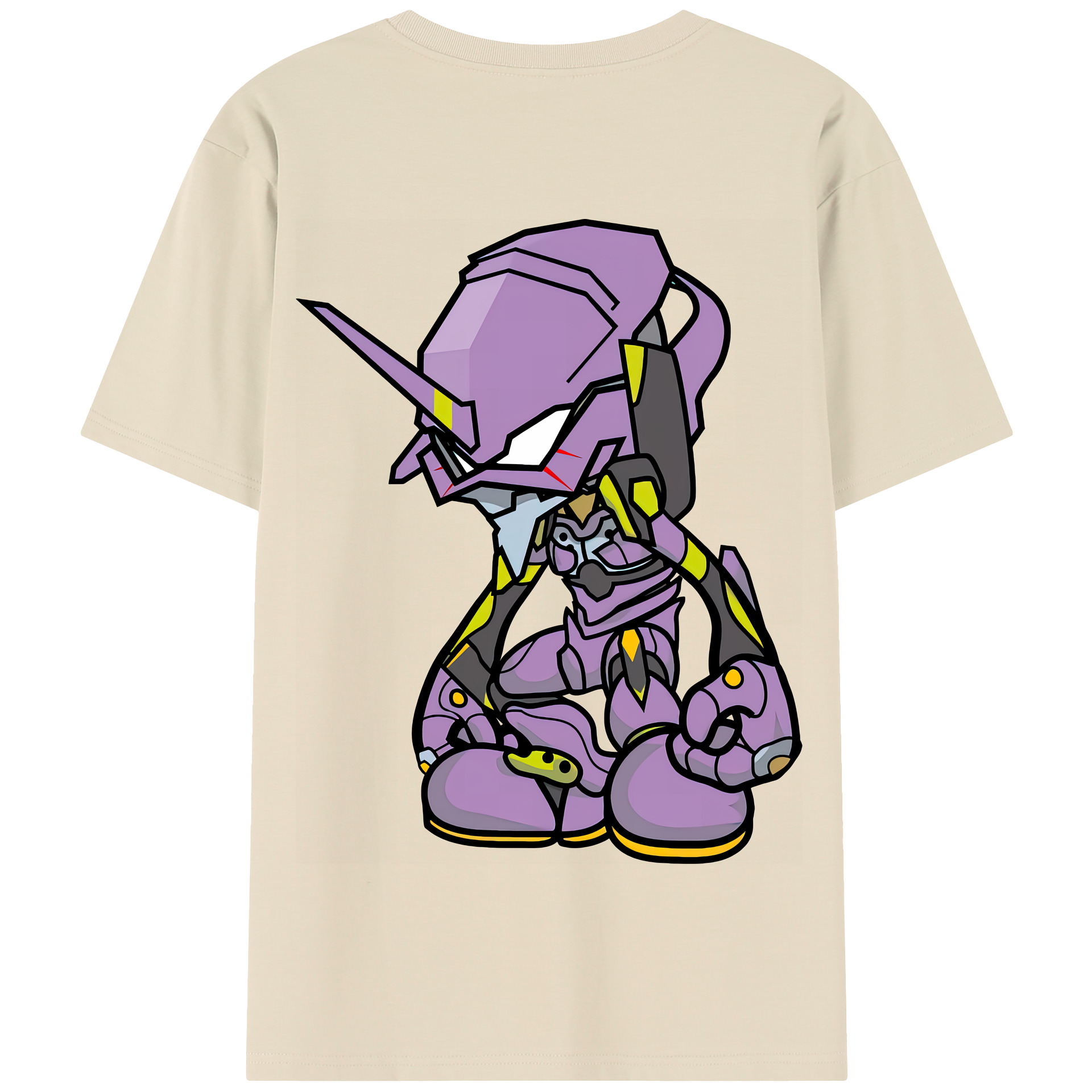（画像用） EVA 新世紀エヴァンゲリオン 綿100％半袖Tシャツ（背面プリント）