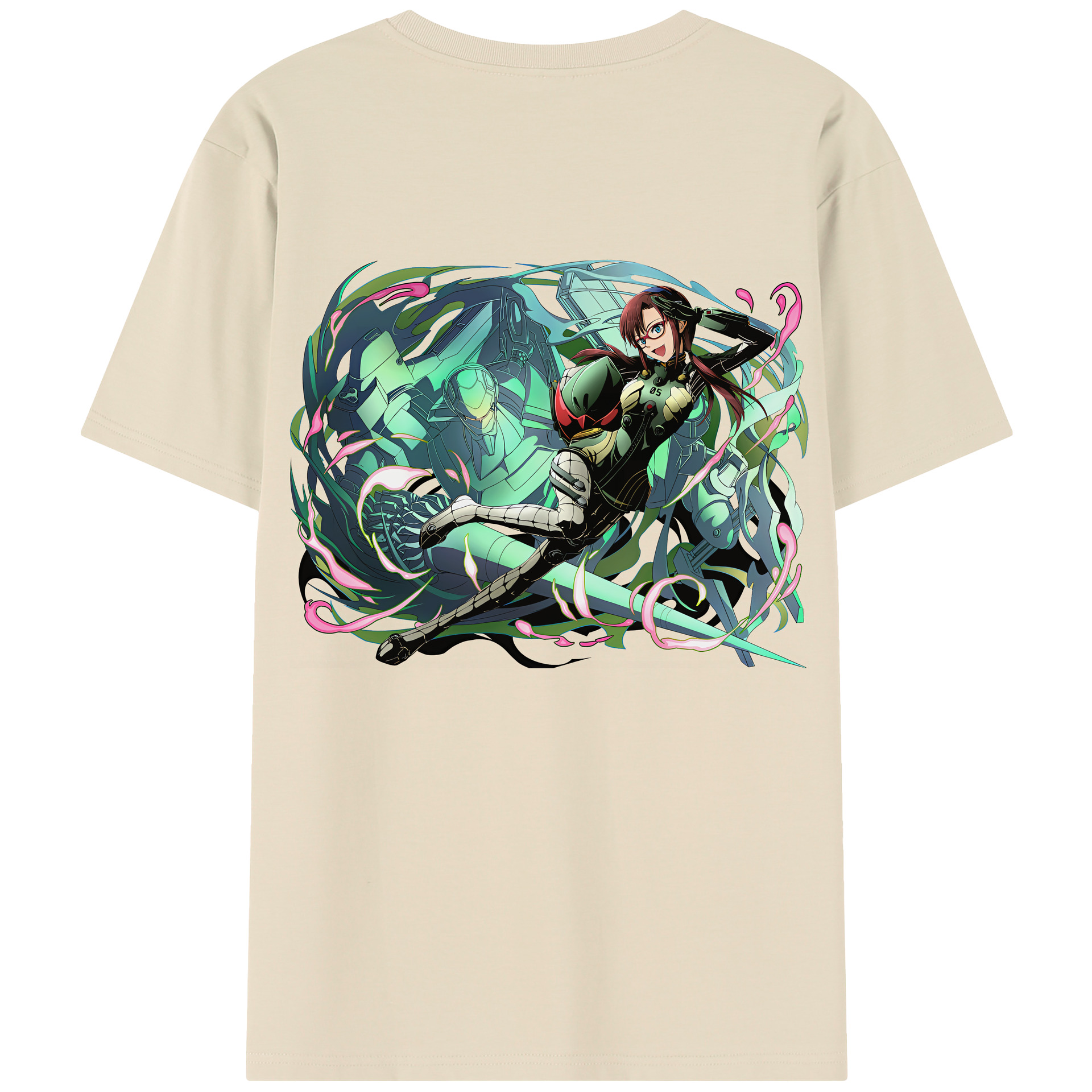 （画像用） EVA 新世紀エヴァンゲリオン 綿100％半袖Tシャツ（背面プリント）
