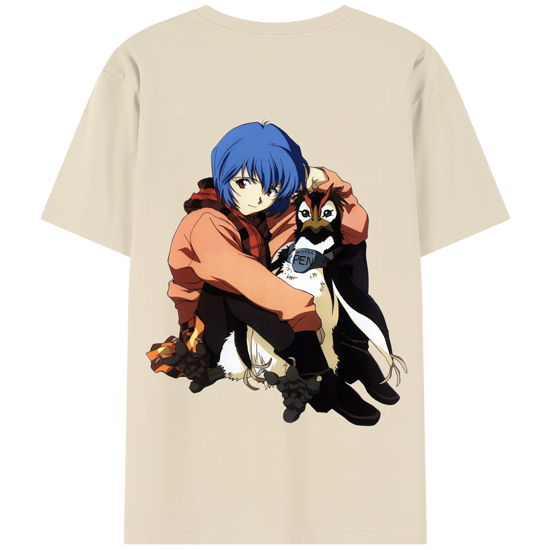 （画像用） EVA 新世紀エヴァンゲリオン 綿100％半袖Tシャツ（背面プリント）