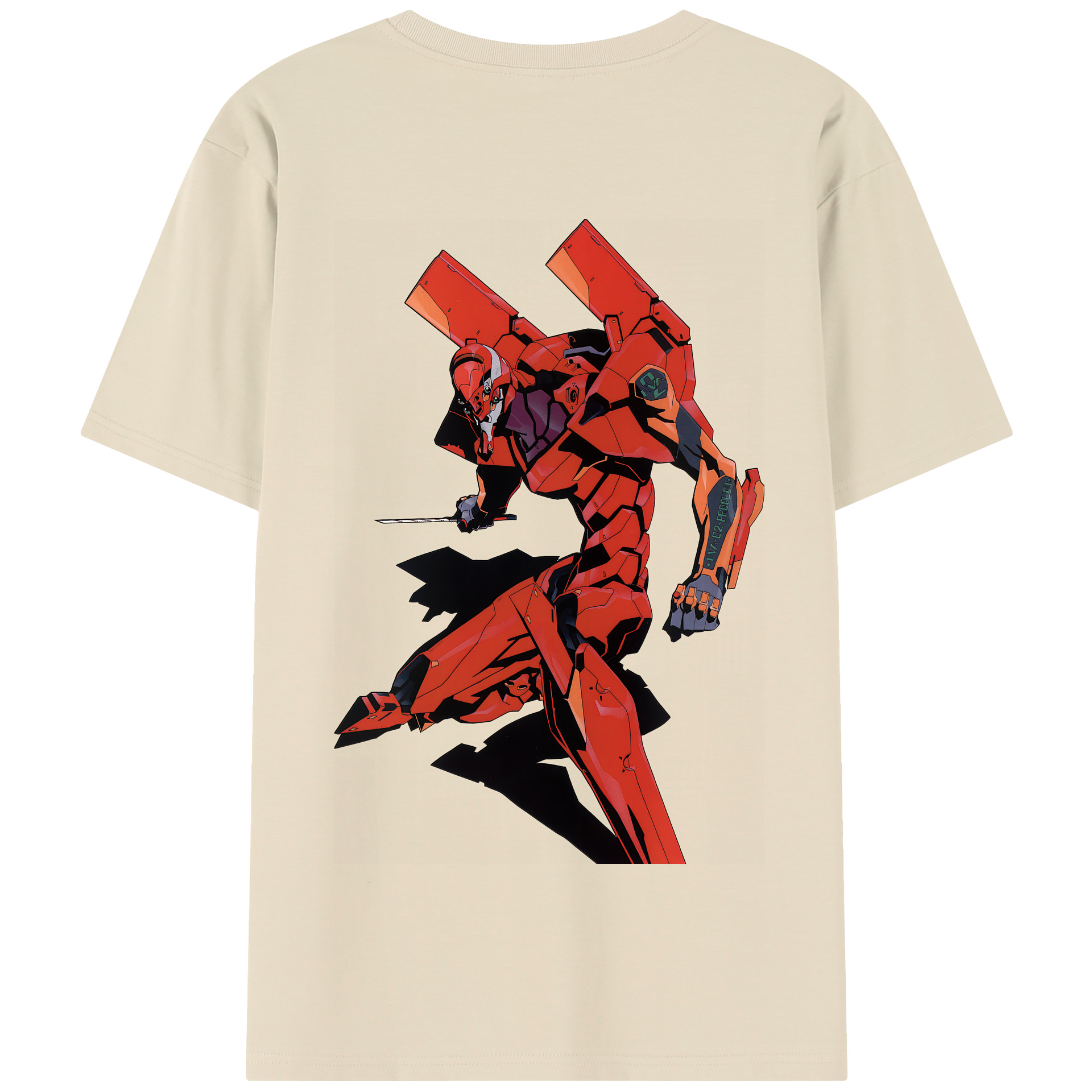 （画像用） EVA 新世紀エヴァンゲリオン 綿100％半袖Tシャツ（背面プリント）