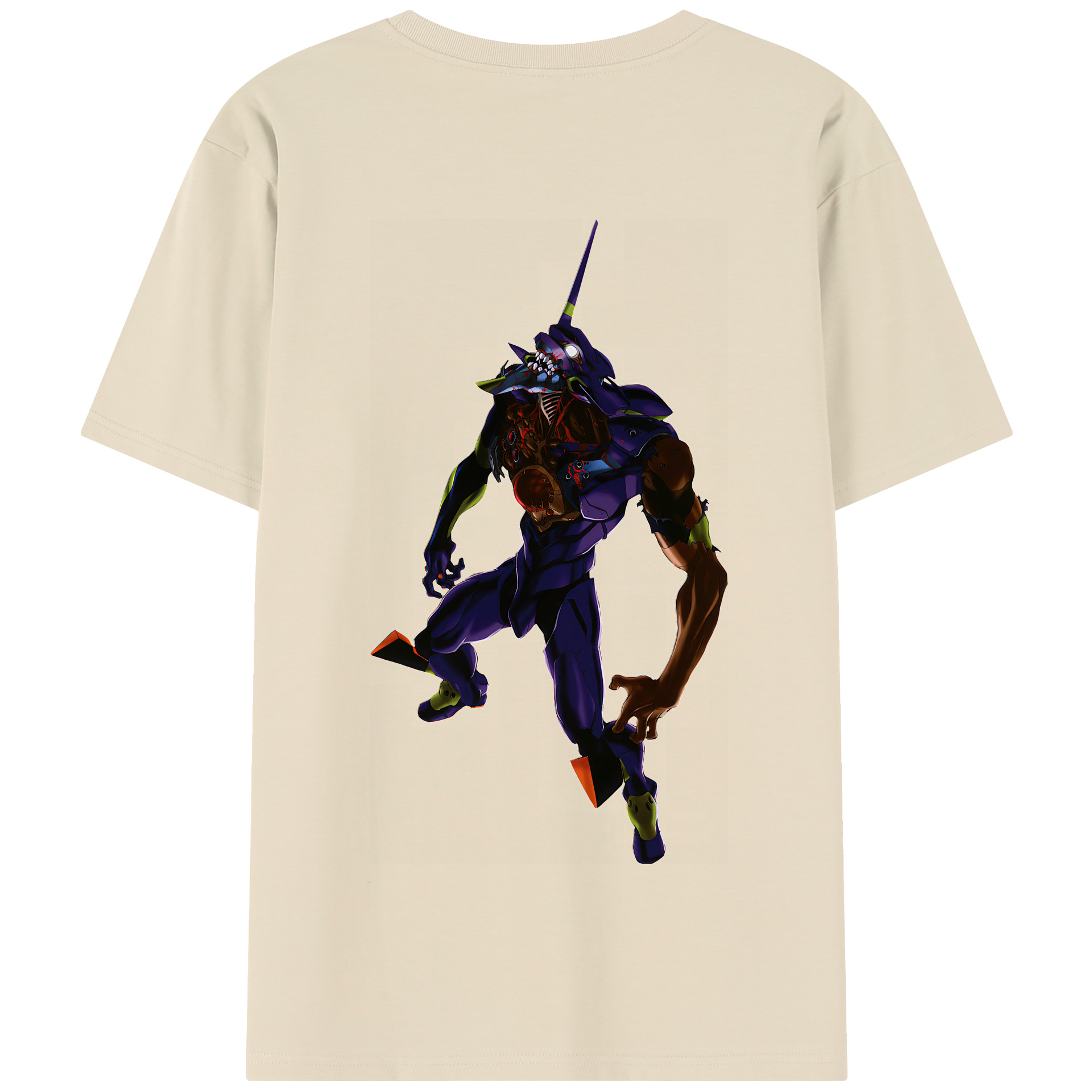 （画像用） EVA 新世紀エヴァンゲリオン 綿100％半袖Tシャツ（背面プリント）