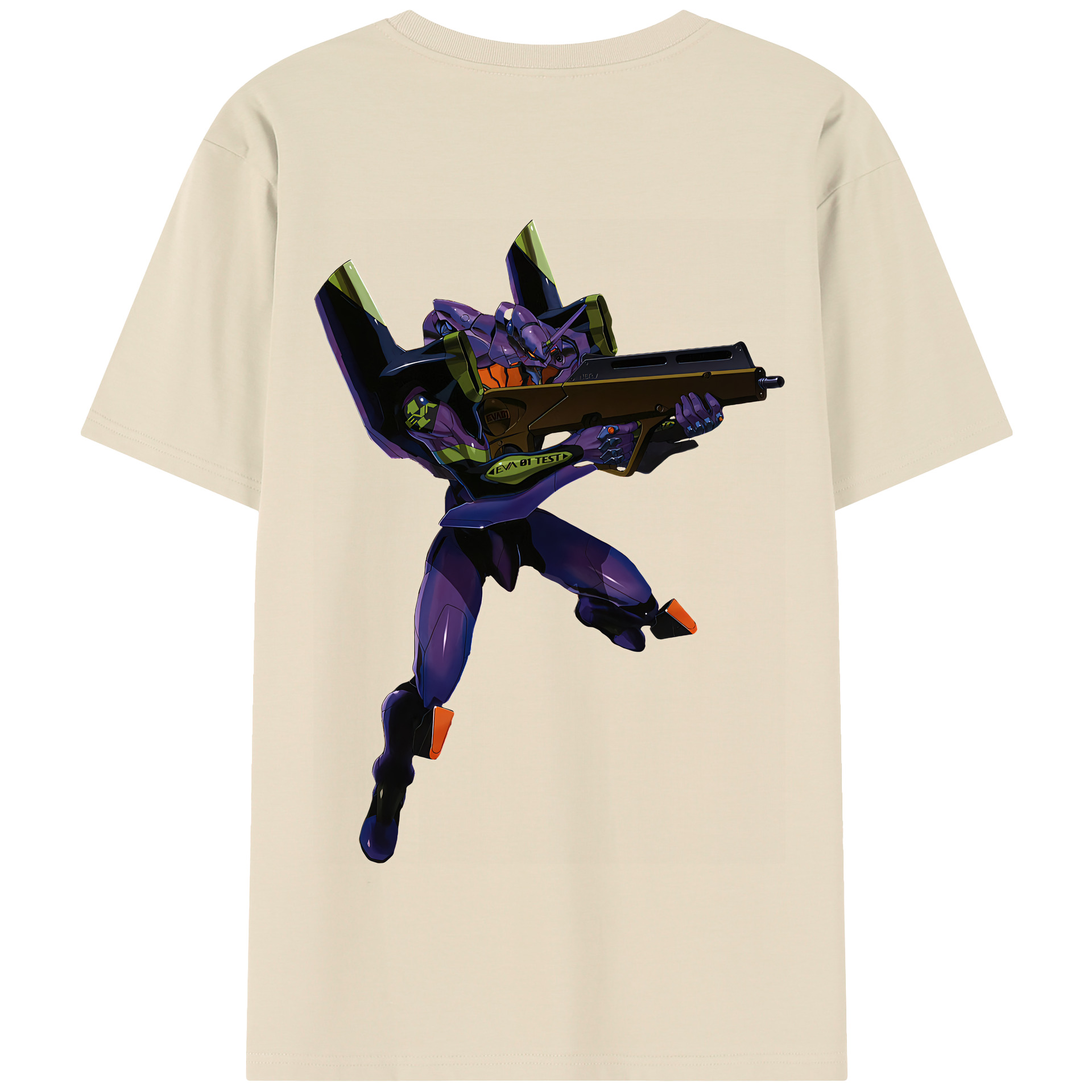 （画像用） EVA 新世紀エヴァンゲリオン 綿100％半袖Tシャツ（背面プリント）