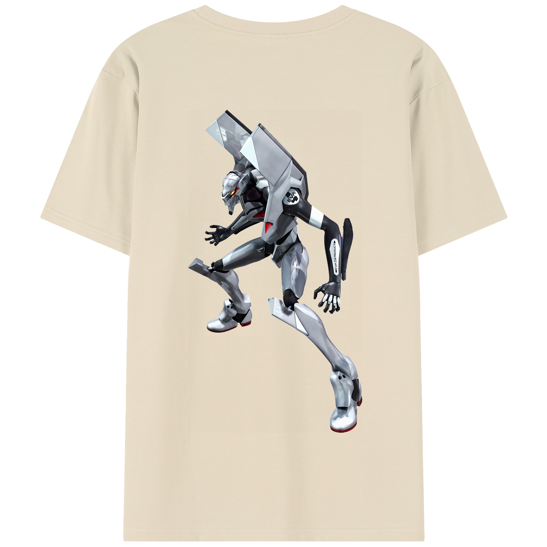 （画像用） EVA 新世紀エヴァンゲリオン 綿100％半袖Tシャツ（背面プリント）