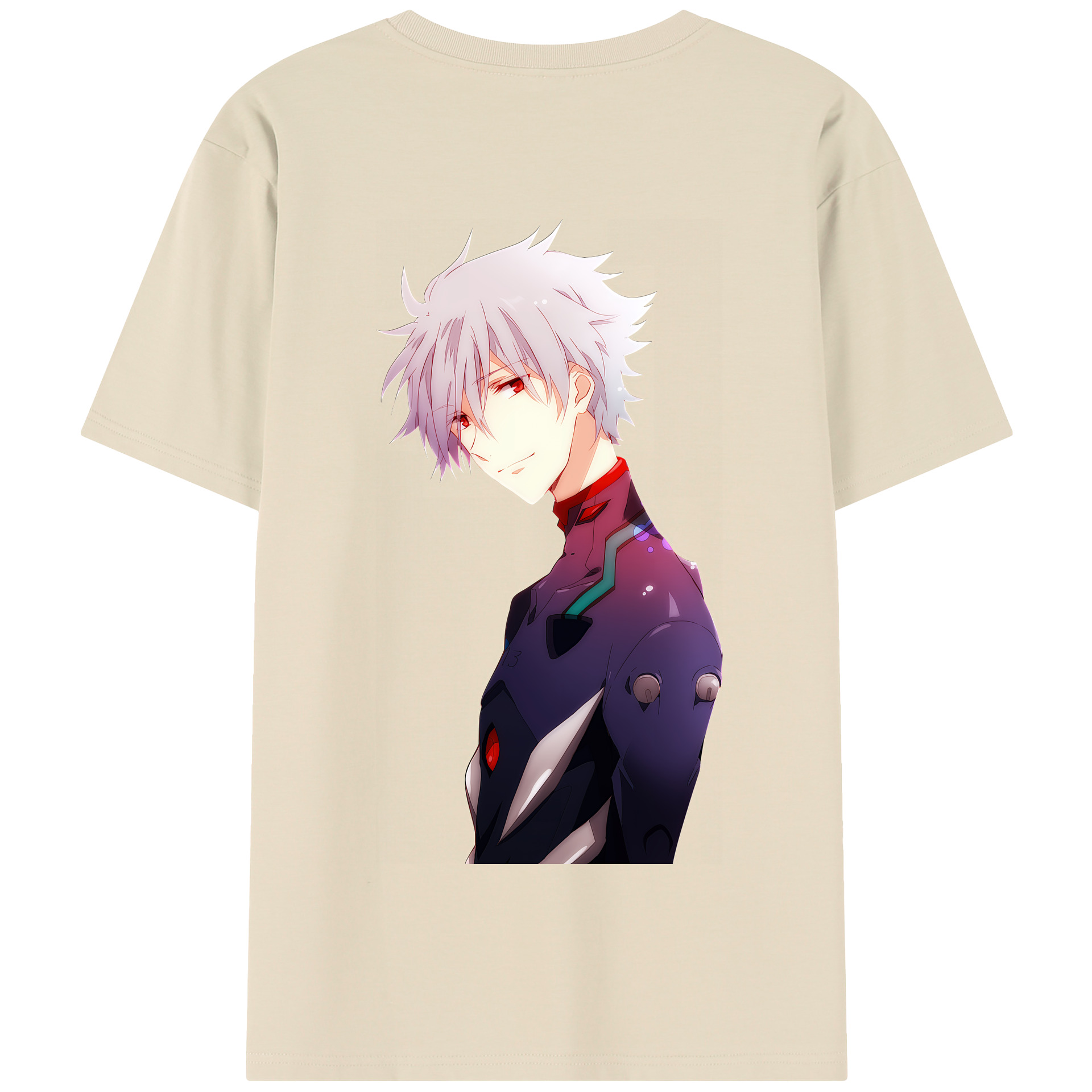 （画像用） EVA 新世紀エヴァンゲリオン 綿100％半袖Tシャツ（背面プリント）