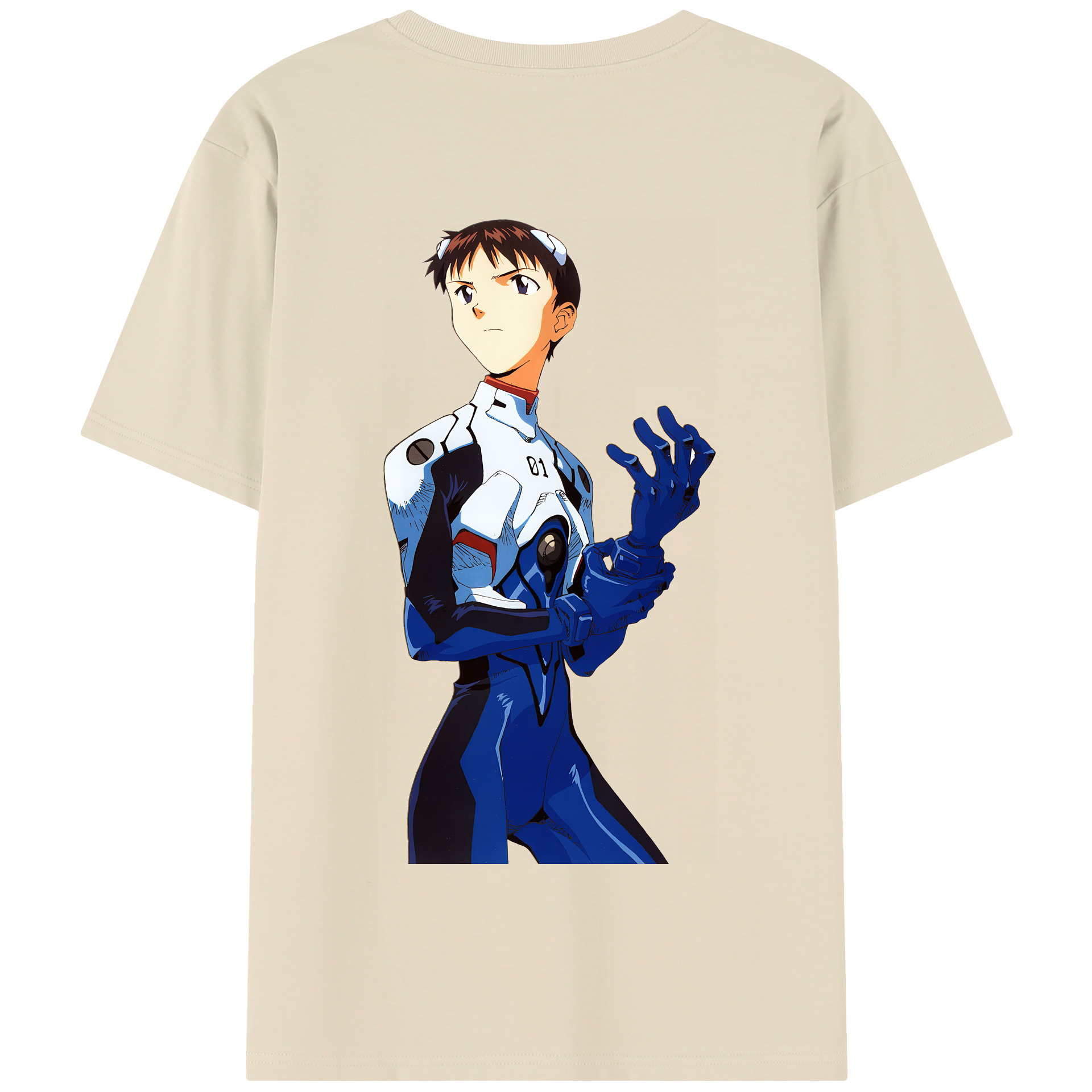 （画像用） EVA 新世紀エヴァンゲリオン 綿100％半袖Tシャツ（背面プリント）