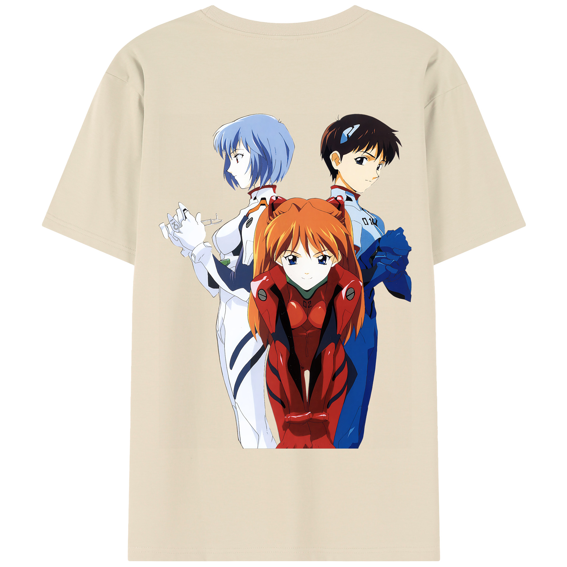 （画像用） EVA 新世紀エヴァンゲリオン 綿100％半袖Tシャツ（背面プリント）