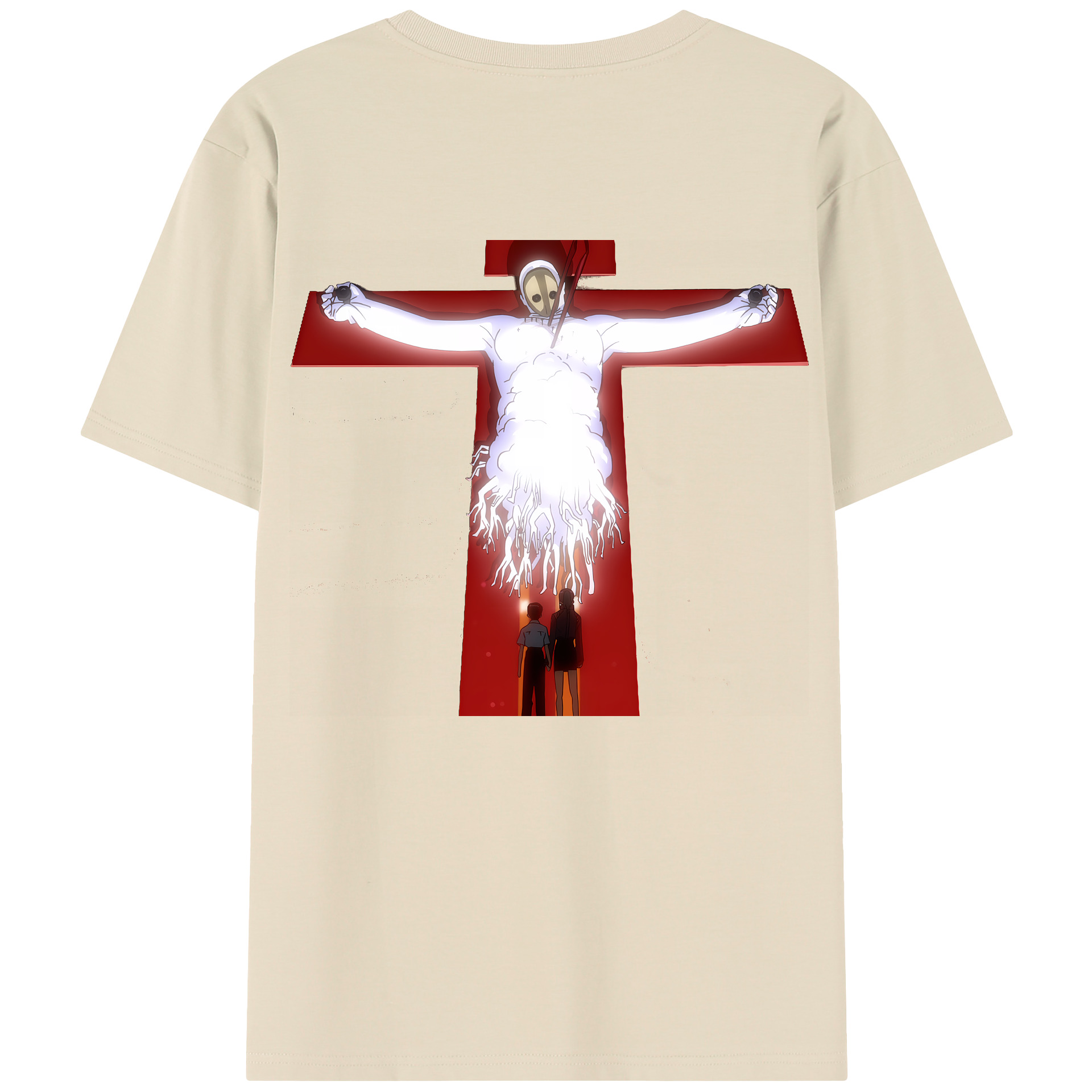 （画像用） EVA 新世紀エヴァンゲリオン 綿100％半袖Tシャツ（背面プリント）