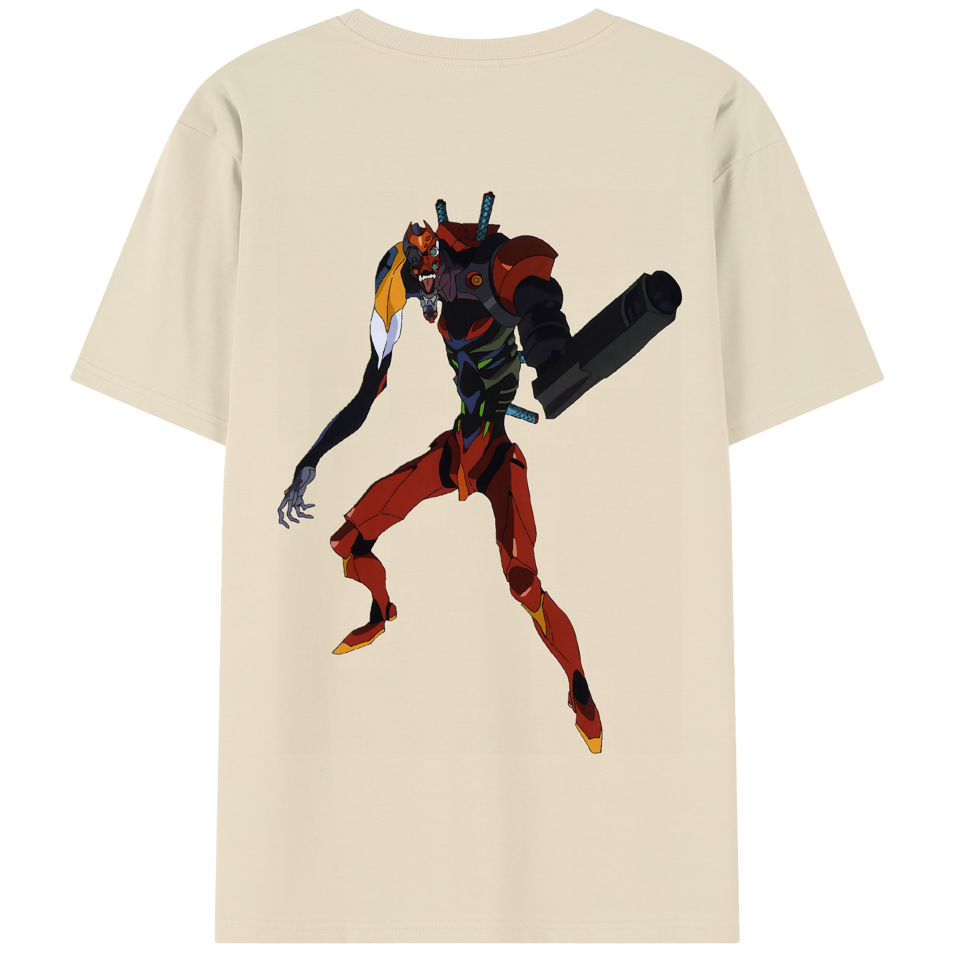 （画像用） EVA 新世紀エヴァンゲリオン 綿100％半袖Tシャツ（背面プリント）