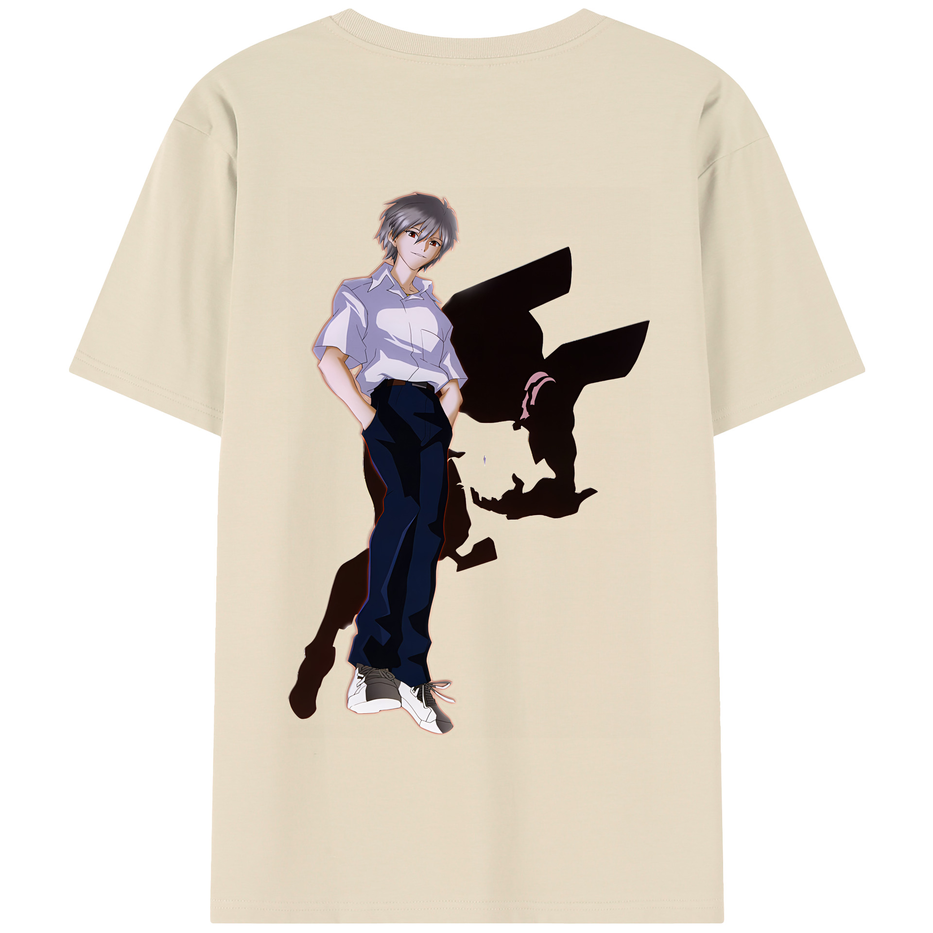 （画像用） EVA 新世紀エヴァンゲリオン 綿100％半袖Tシャツ（背面プリント）