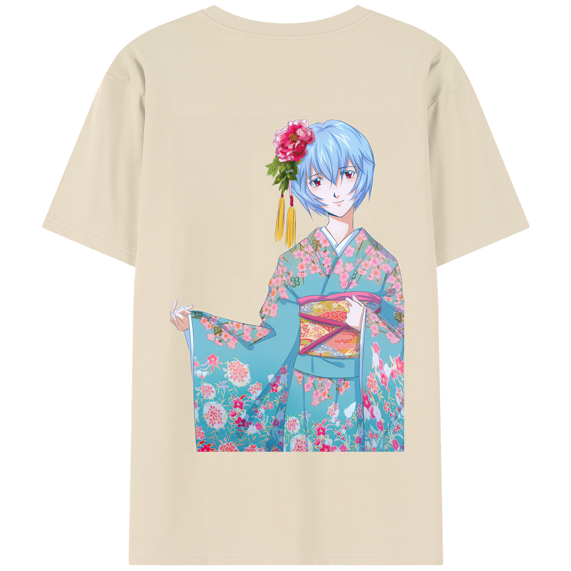 （画像用） EVA 新世紀エヴァンゲリオン 綿100％半袖Tシャツ（背面プリント）