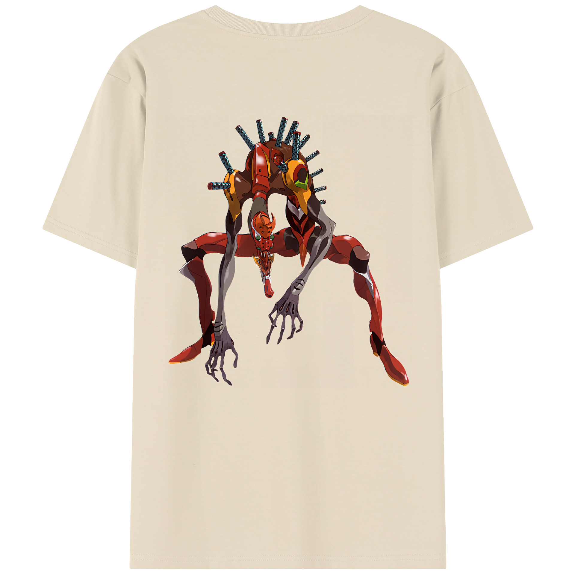 （画像用） EVA 新世紀エヴァンゲリオン 綿100％半袖Tシャツ（背面プリント）