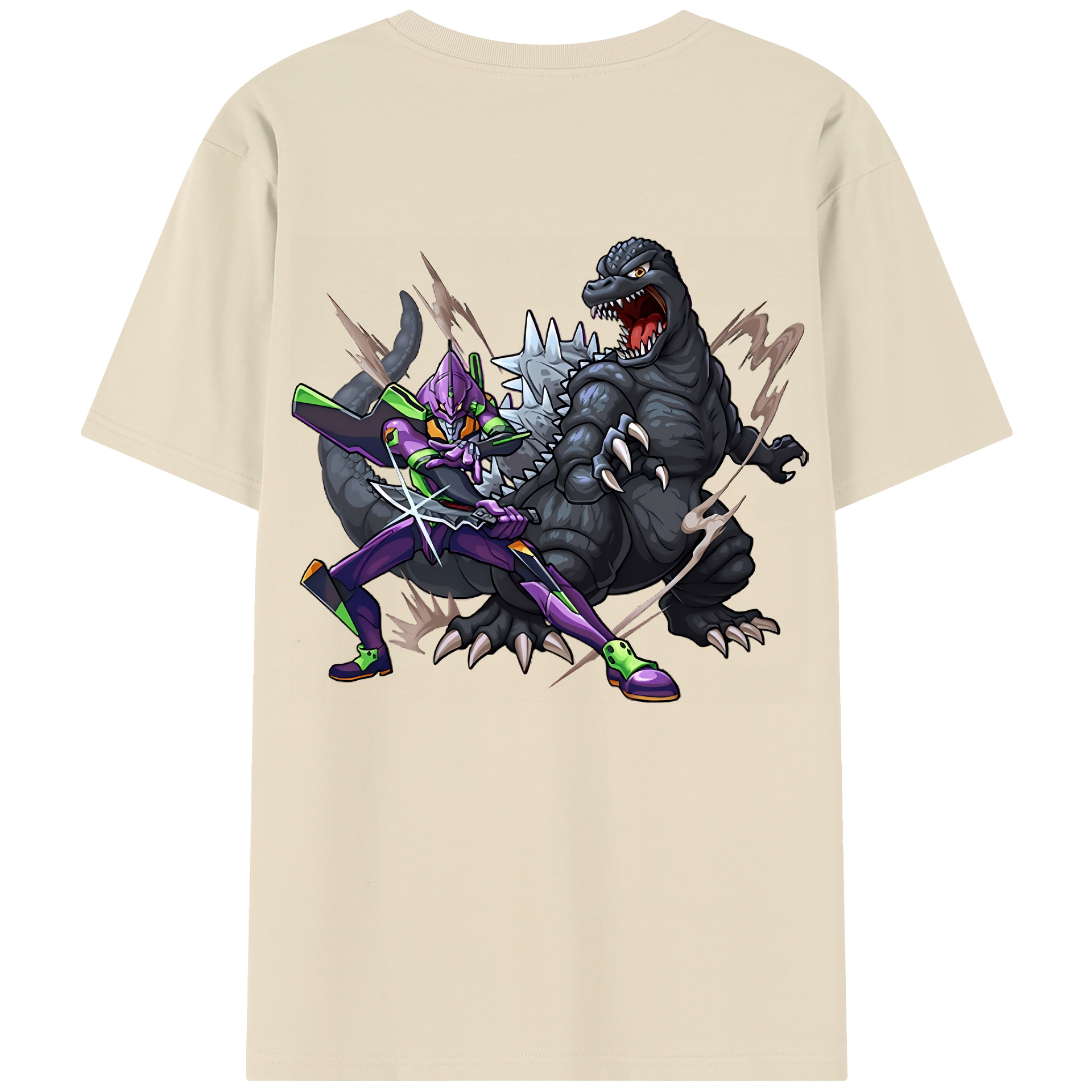 （画像用） EVA 新世紀エヴァンゲリオン 綿100％半袖Tシャツ（背面プリント）