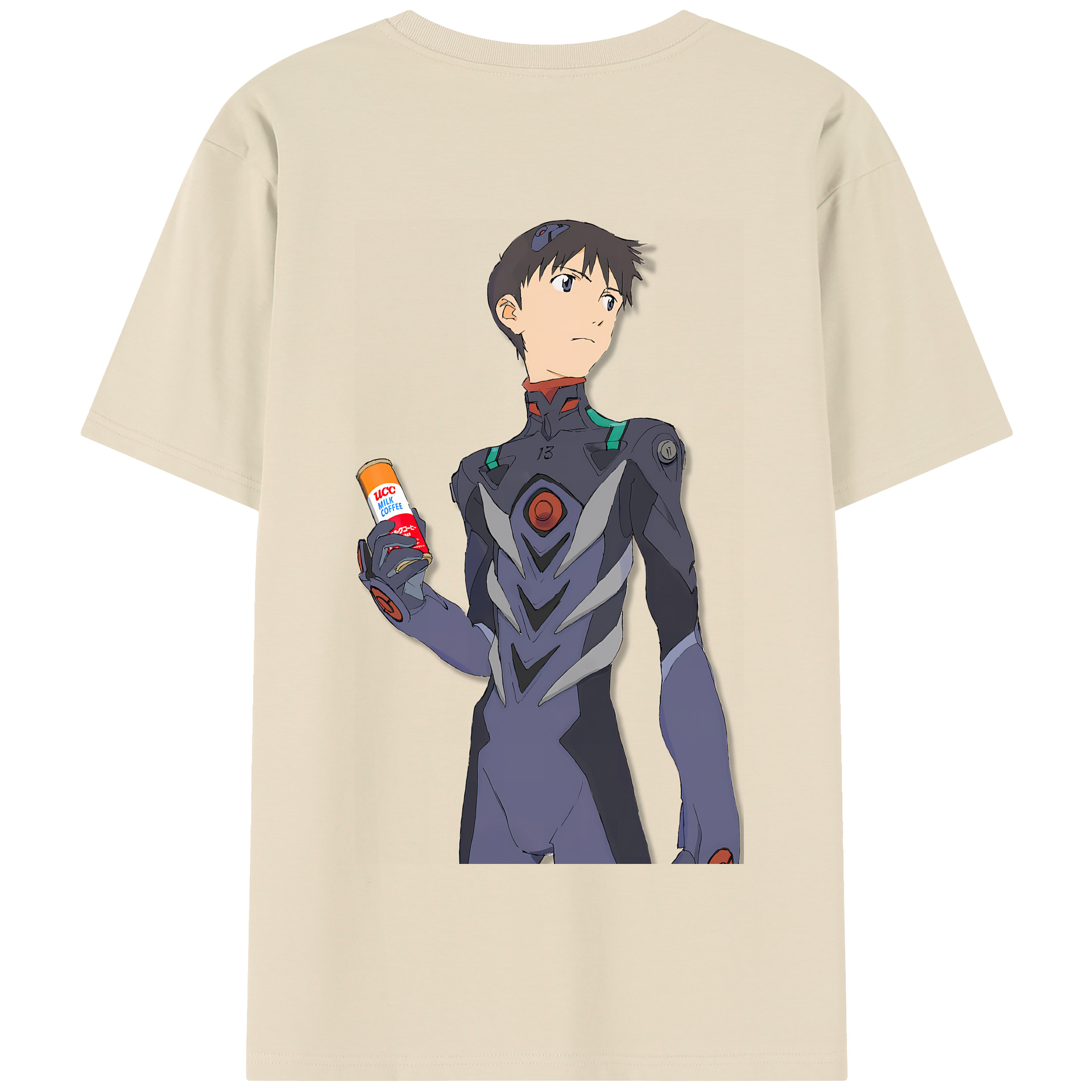 （画像用） EVA 新世紀エヴァンゲリオン 綿100％半袖Tシャツ（背面プリント）