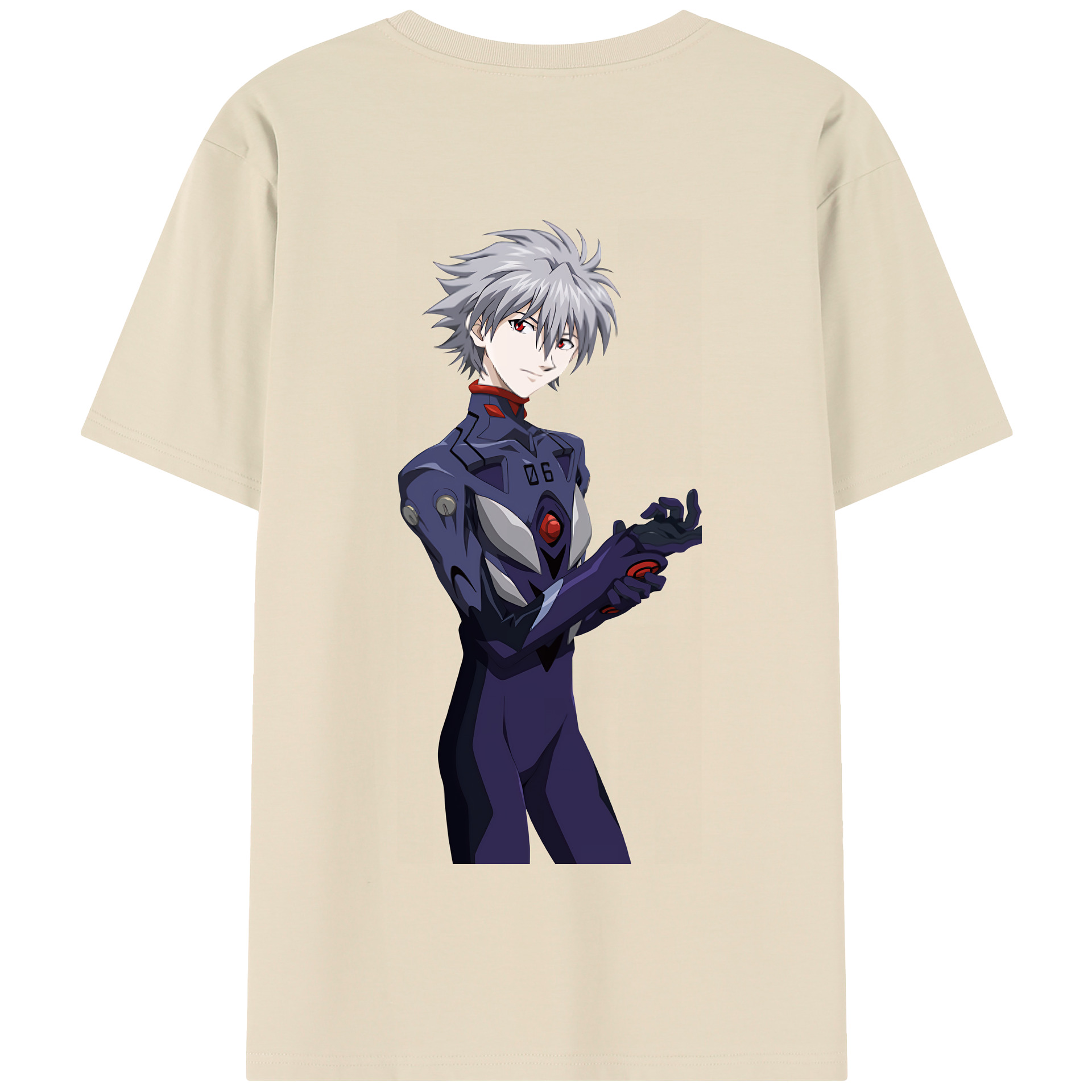 （画像用） EVA 新世紀エヴァンゲリオン 綿100％半袖Tシャツ（背面プリント）