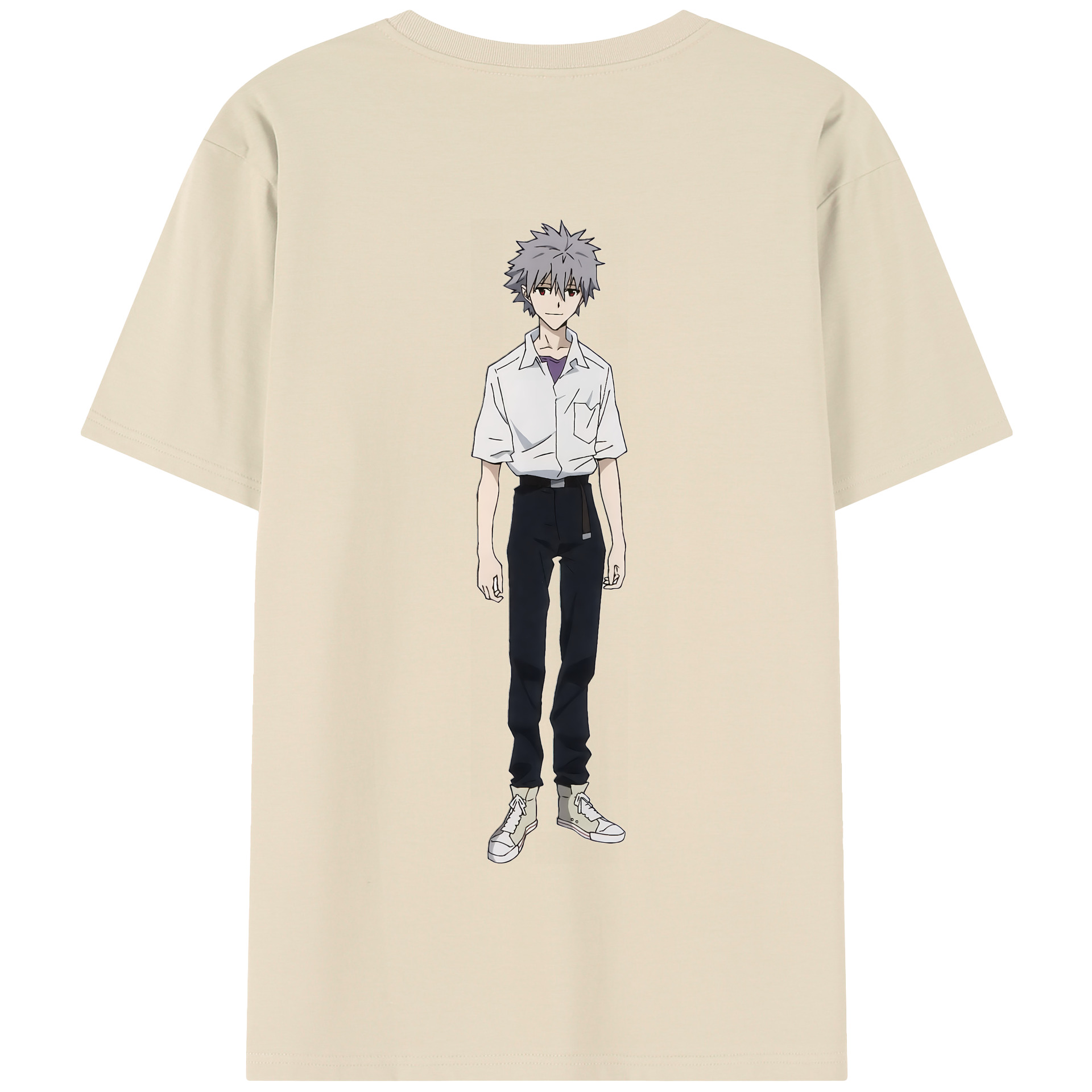 （画像用） EVA 新世紀エヴァンゲリオン 綿100％半袖Tシャツ（背面プリント）