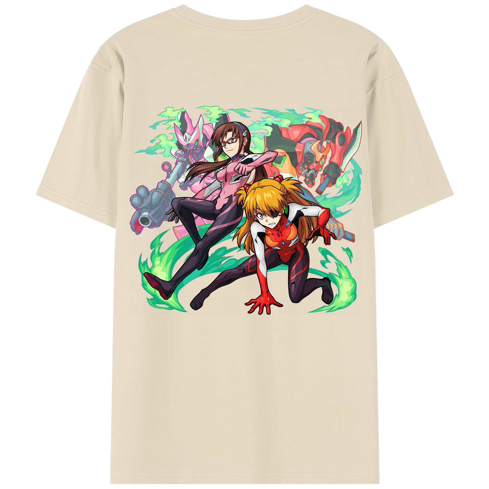 （画像用） EVA 新世紀エヴァンゲリオン 綿100％半袖Tシャツ（背面プリント）