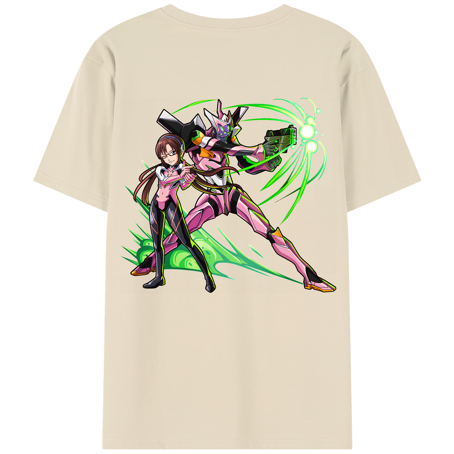 （画像用） EVA 新世紀エヴァンゲリオン 綿100％半袖Tシャツ（背面プリント）