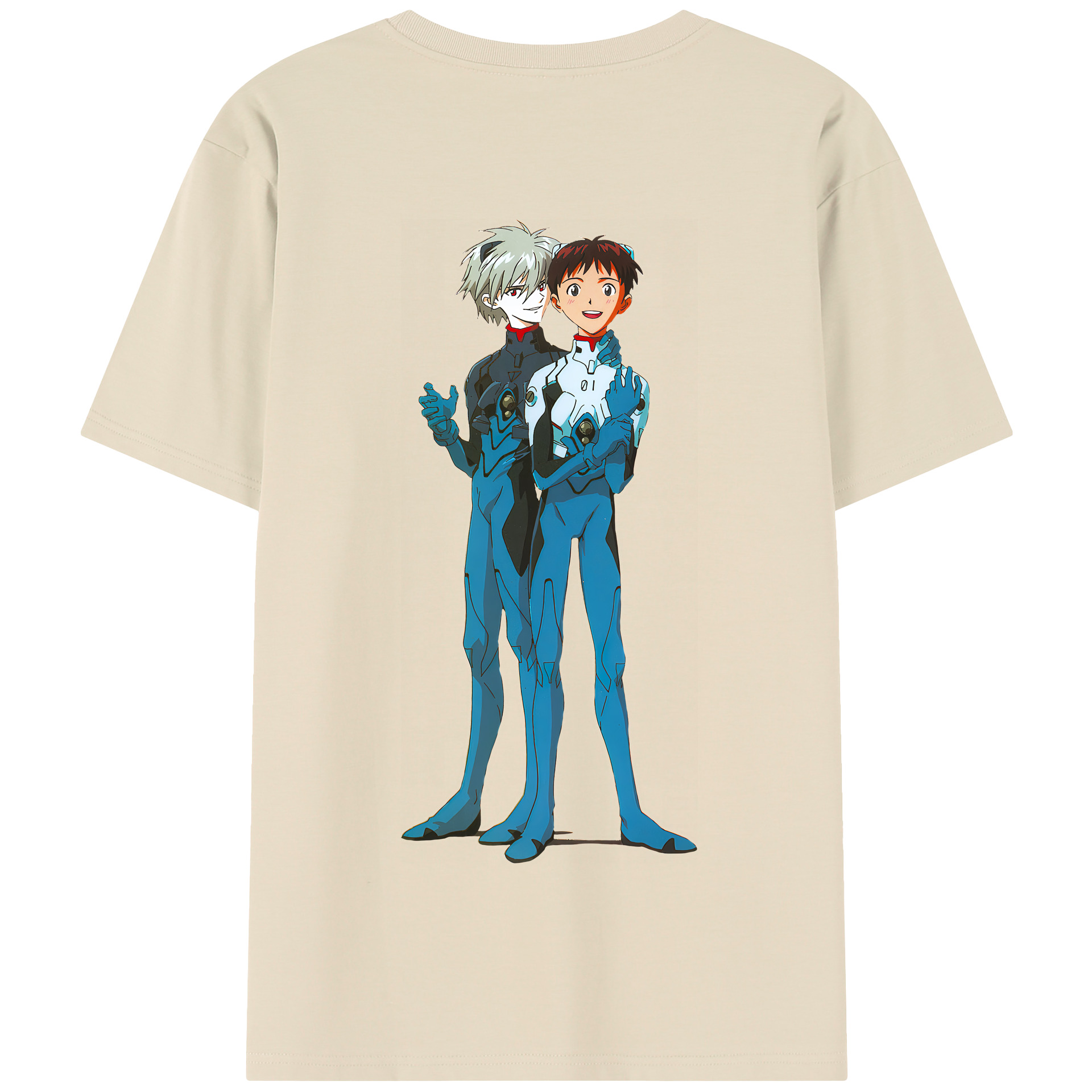 （画像用） EVA 新世紀エヴァンゲリオン 綿100％半袖Tシャツ（背面プリント）