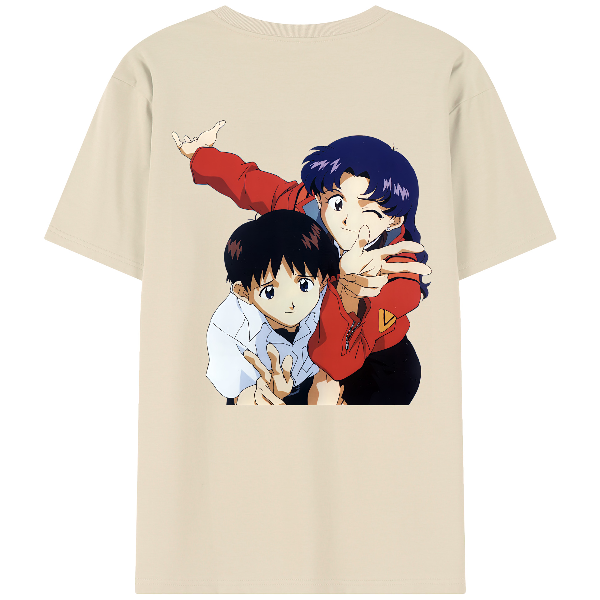 （画像用） EVA 新世紀エヴァンゲリオン 綿100％半袖Tシャツ（背面プリント）