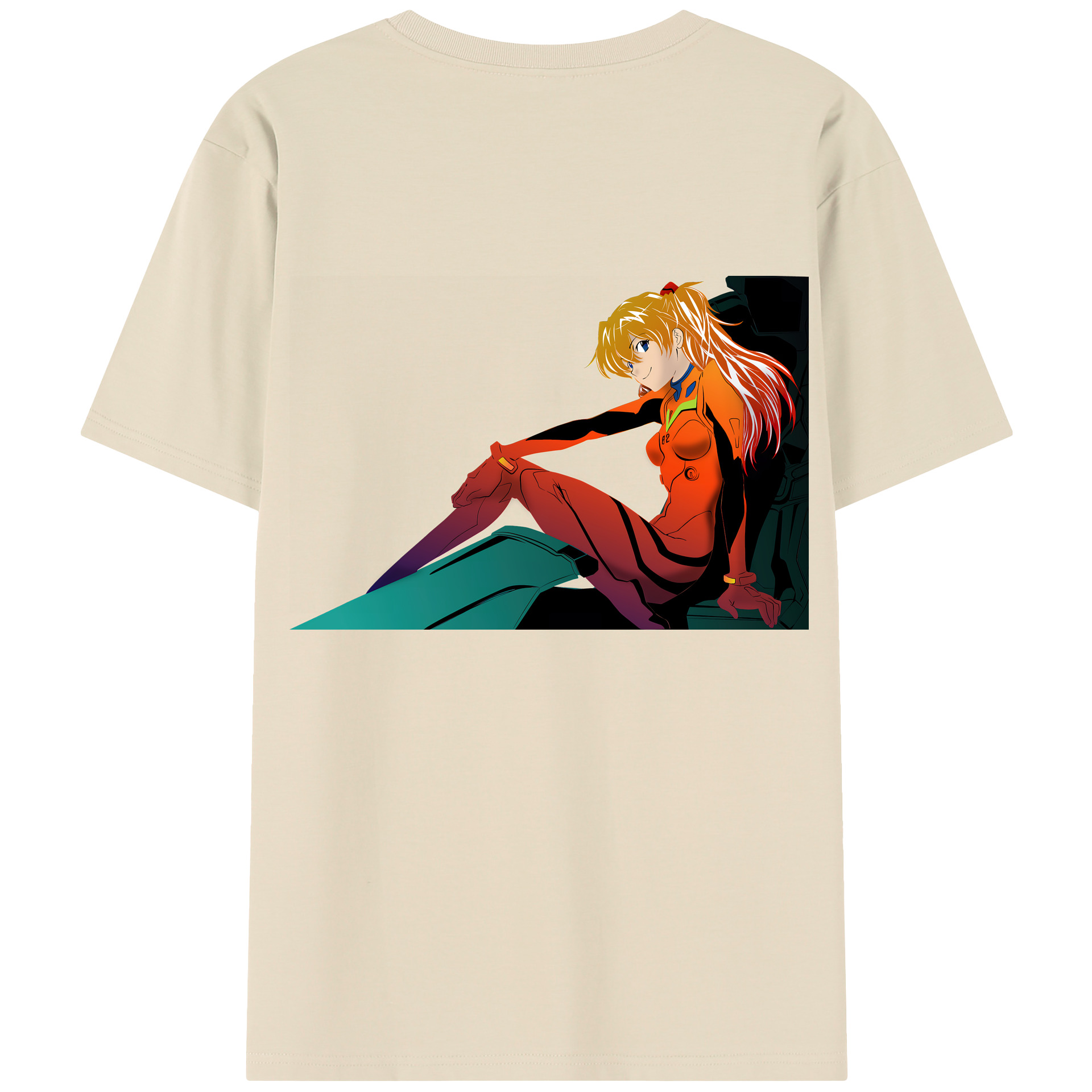 （画像用） EVA 新世紀エヴァンゲリオン 綿100％半袖Tシャツ（背面プリント）