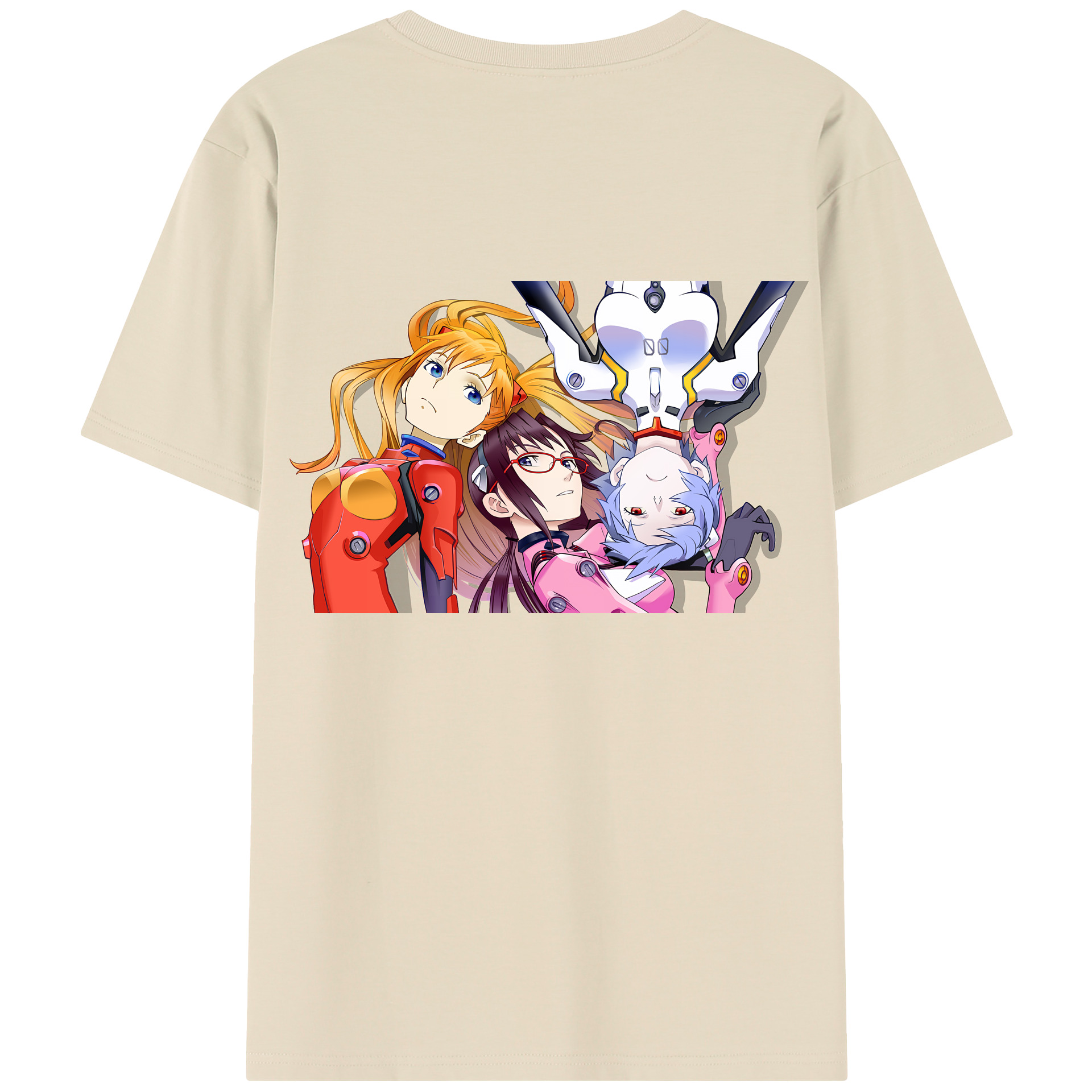 （画像用） EVA 新世紀エヴァンゲリオン 綿100％半袖Tシャツ（背面プリント）