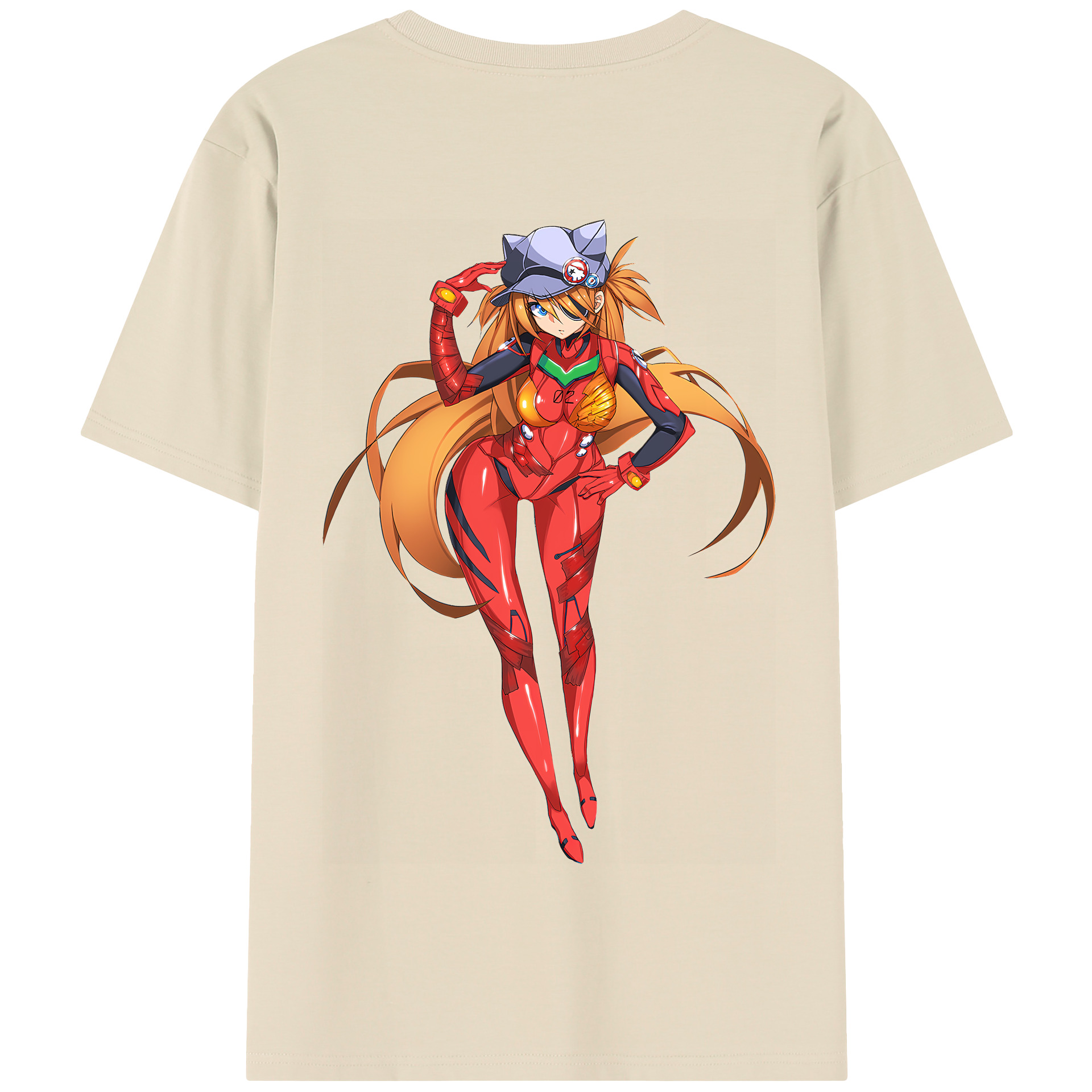 （画像用） EVA 新世紀エヴァンゲリオン 綿100％半袖Tシャツ（背面プリント）