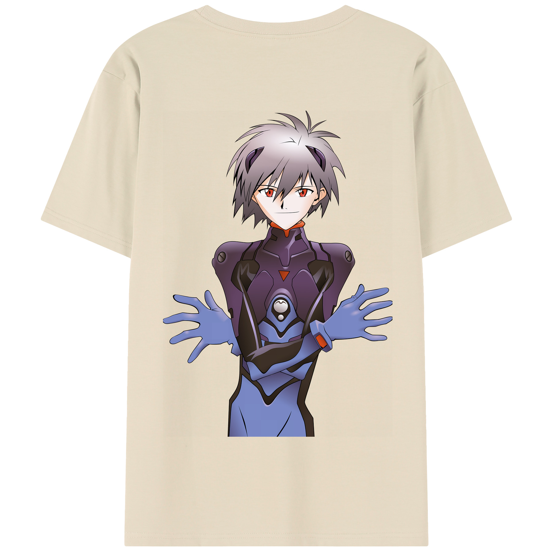 （画像用） EVA 新世紀エヴァンゲリオン 綿100％半袖Tシャツ（背面プリント）