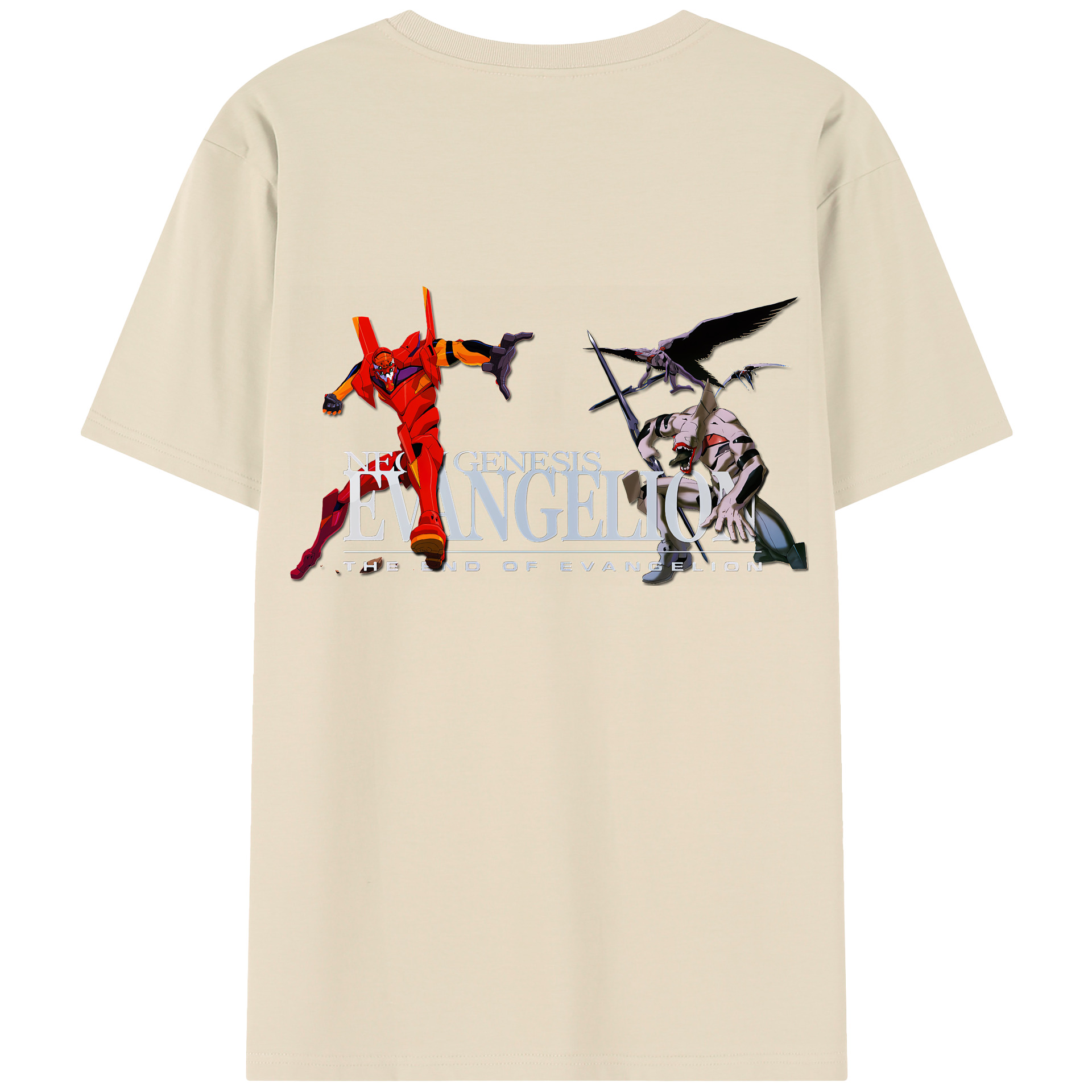 （画像用） EVA 新世紀エヴァンゲリオン 綿100％半袖Tシャツ（背面プリント）
