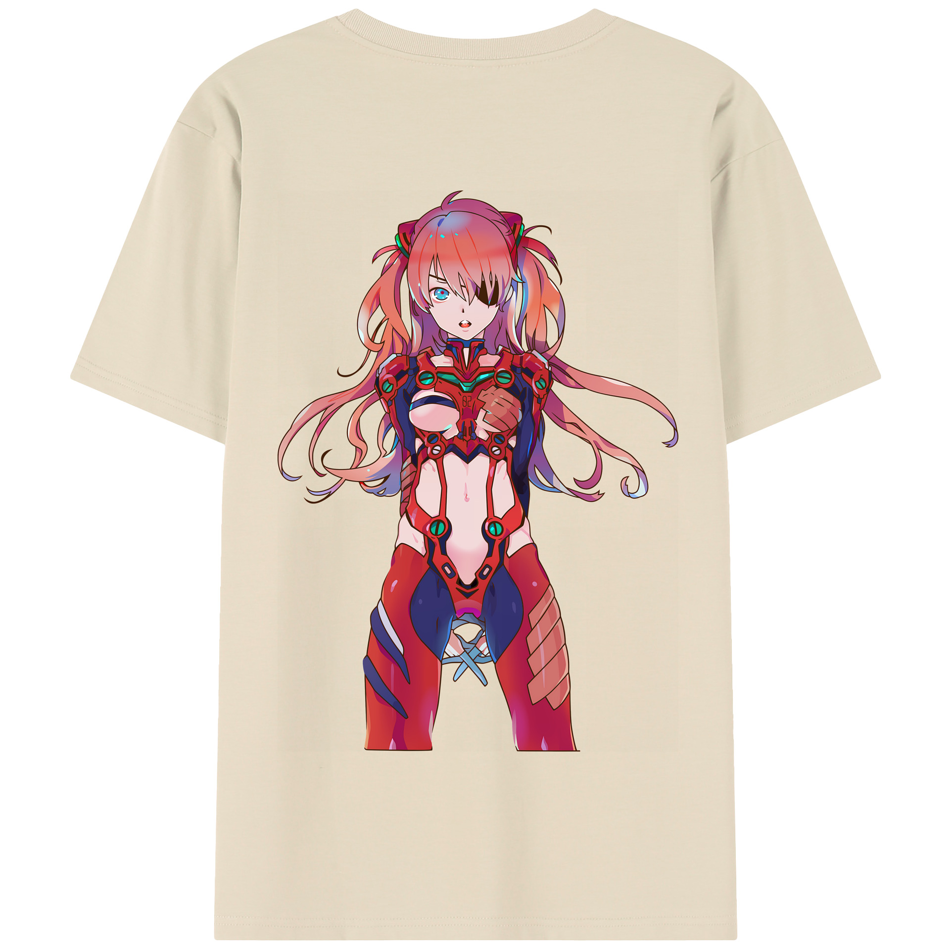 （画像用） EVA 新世紀エヴァンゲリオン 綿100％半袖Tシャツ（背面プリント）