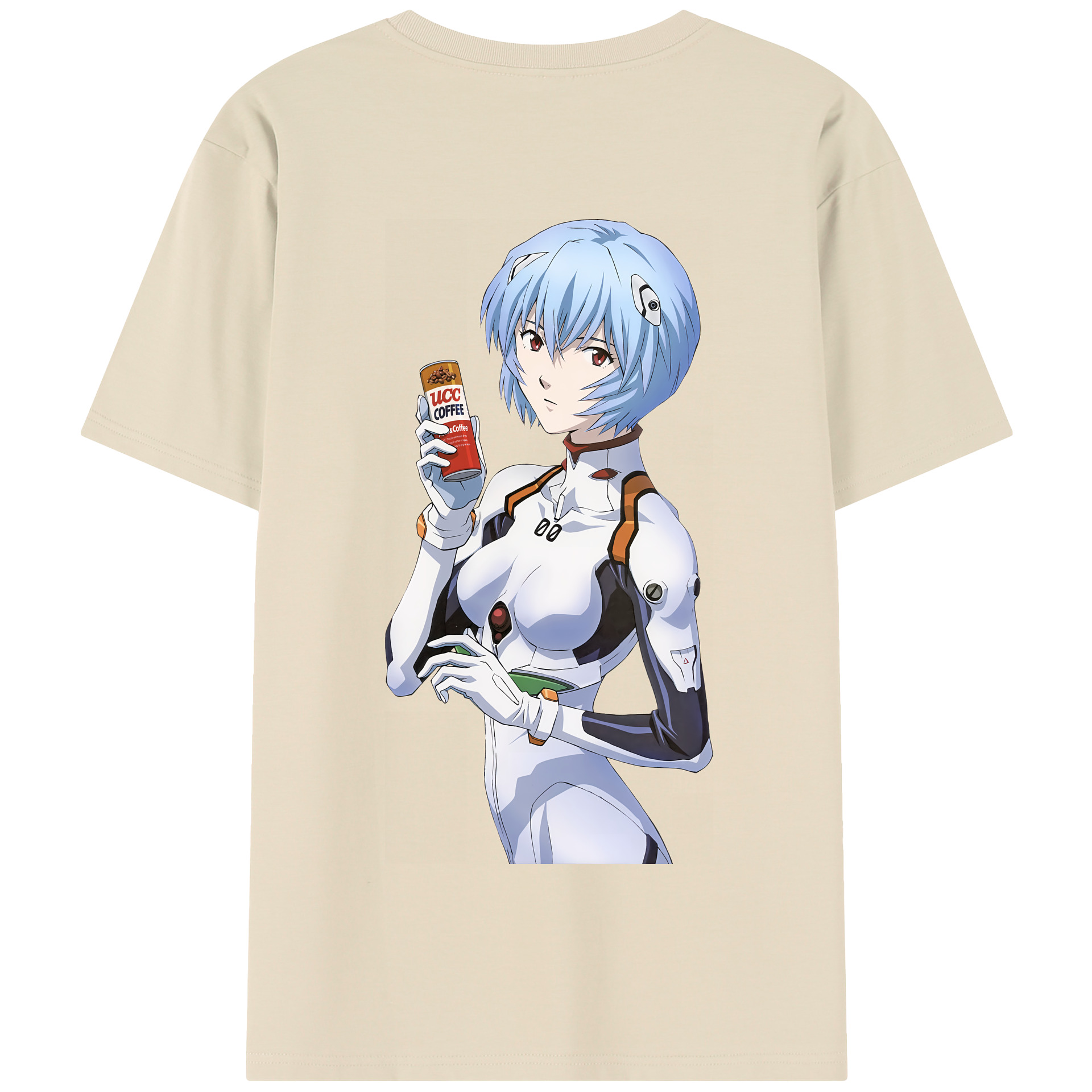 （画像用） EVA 新世紀エヴァンゲリオン 綿100％半袖Tシャツ（背面プリント）