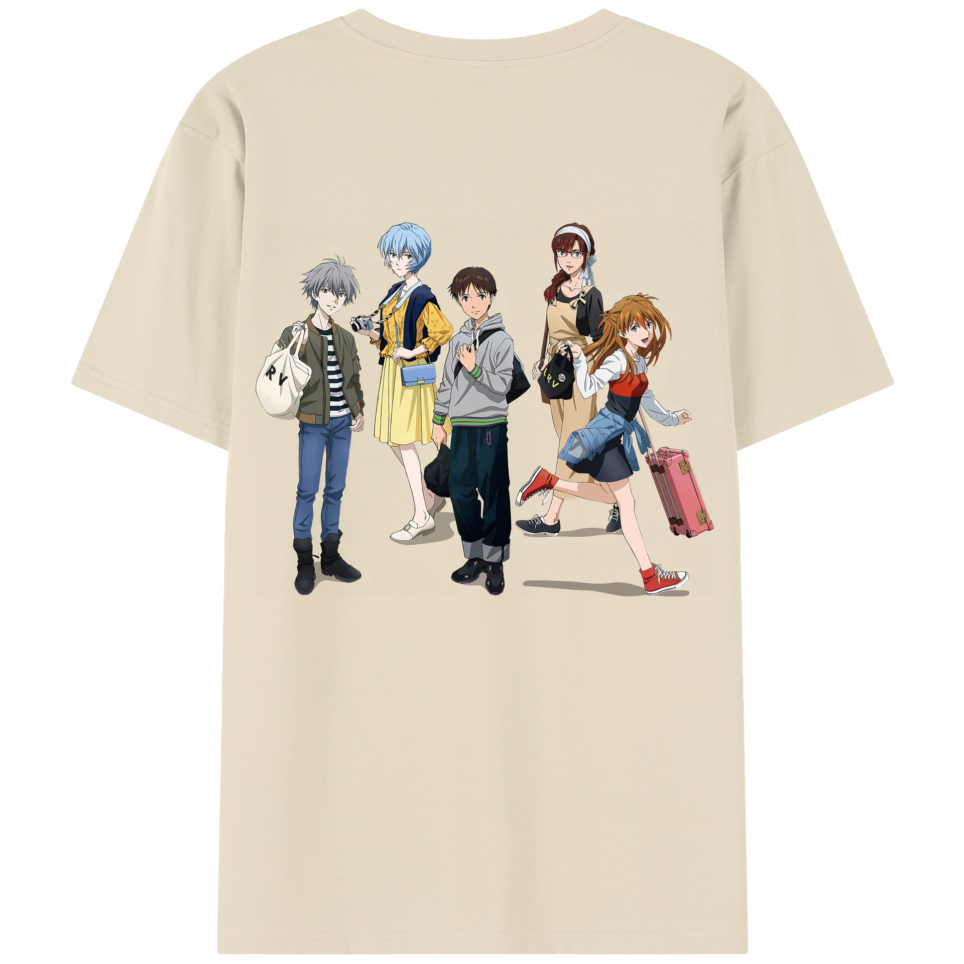 （画像用） EVA 新世紀エヴァンゲリオン 綿100％半袖Tシャツ（背面プリント）
